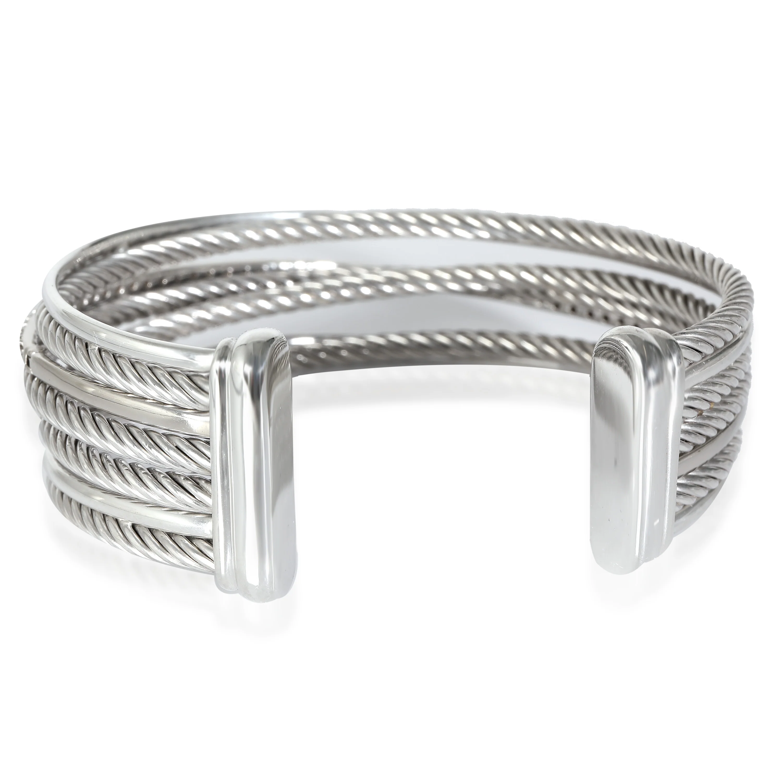Crossover Bracelet in Sterling Silver 0.65 CTW - Image 4