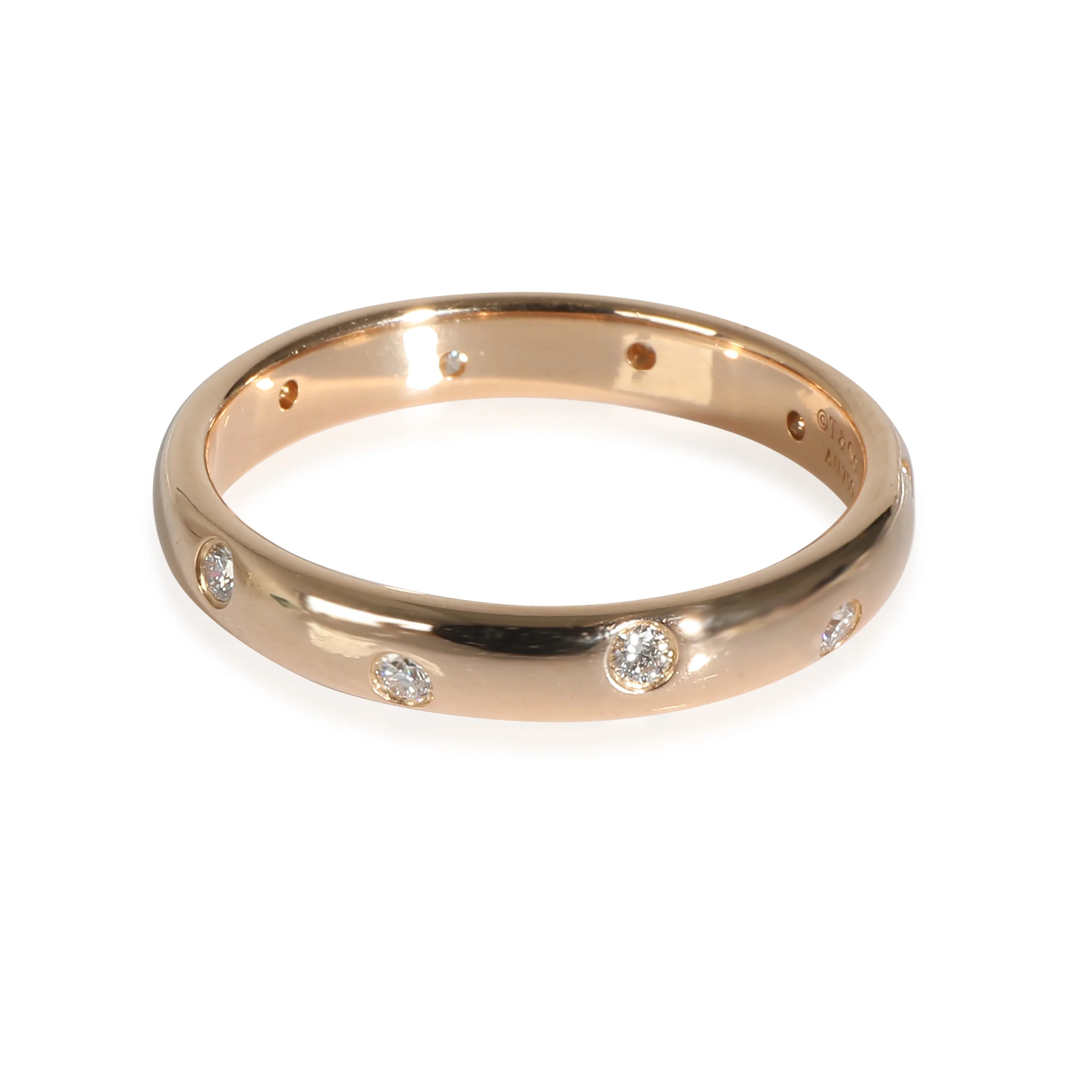 Tiffany & Co. Etoile Band in 18k Rose Gold 0.1 CTW - Image 2