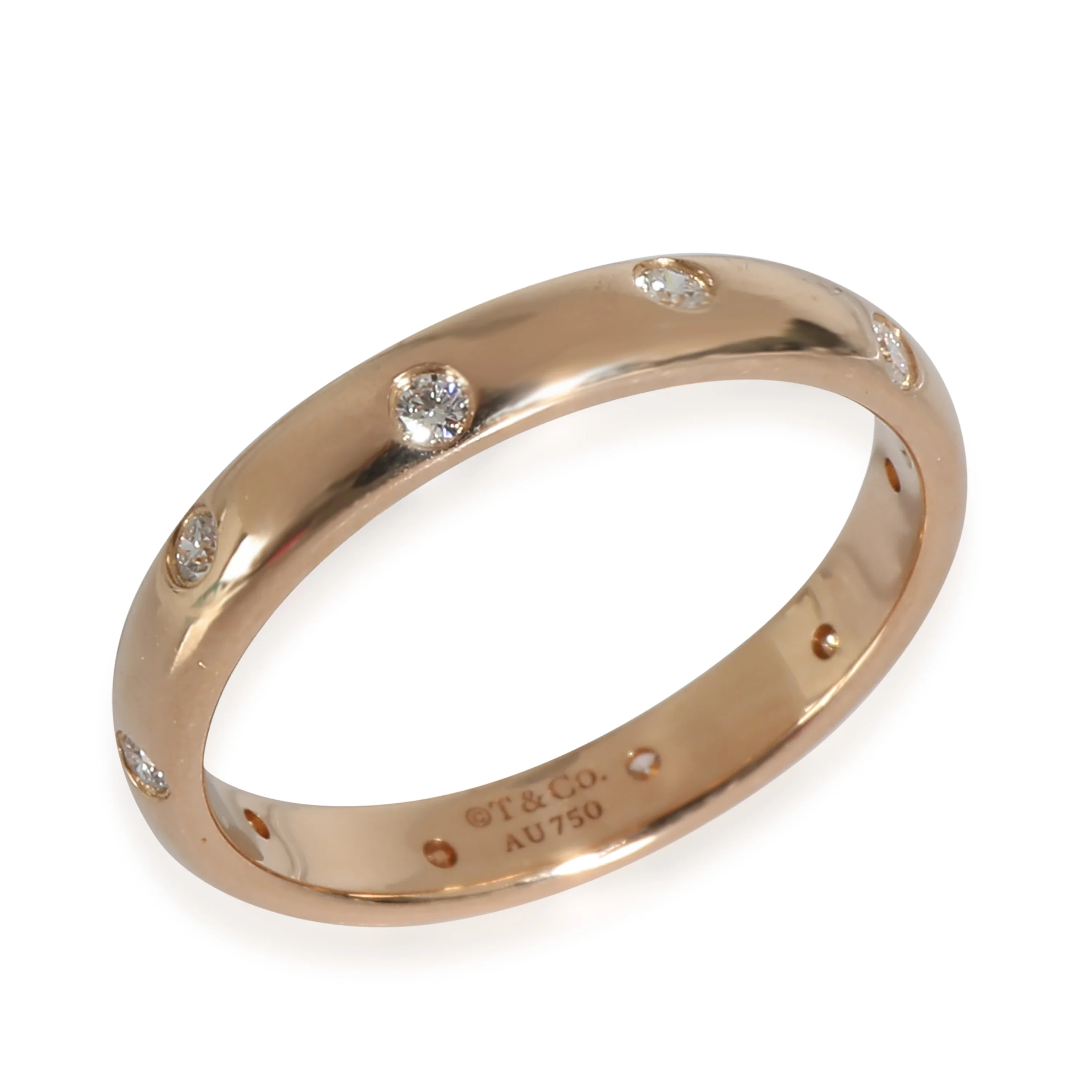 Tiffany & Co. Etoile Band in 18k Rose Gold 0.1 CTW - Image 4