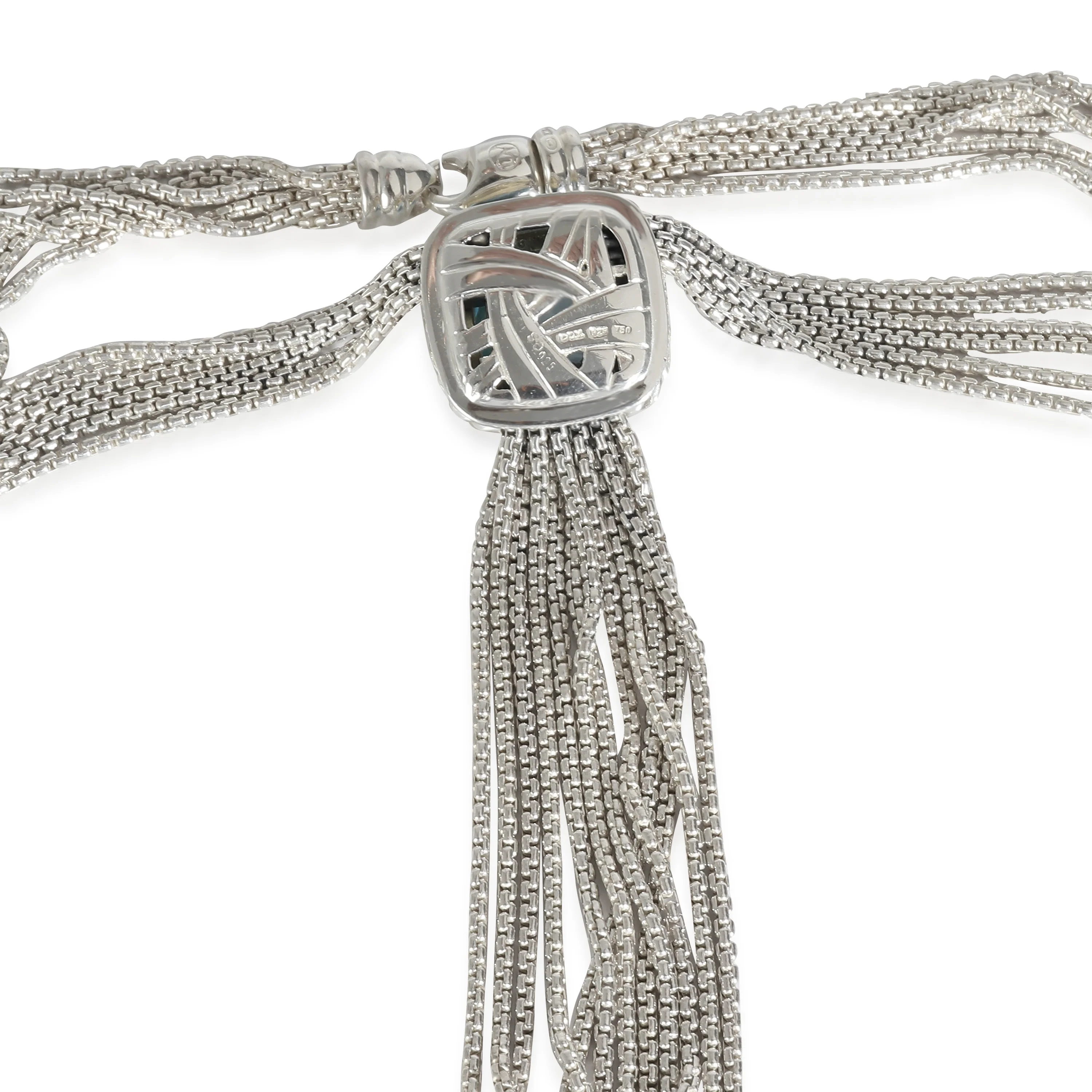 Albion Topaz Multi-Strand Necklace, 18k Yellow Gold/Sterling Silver - Image 3