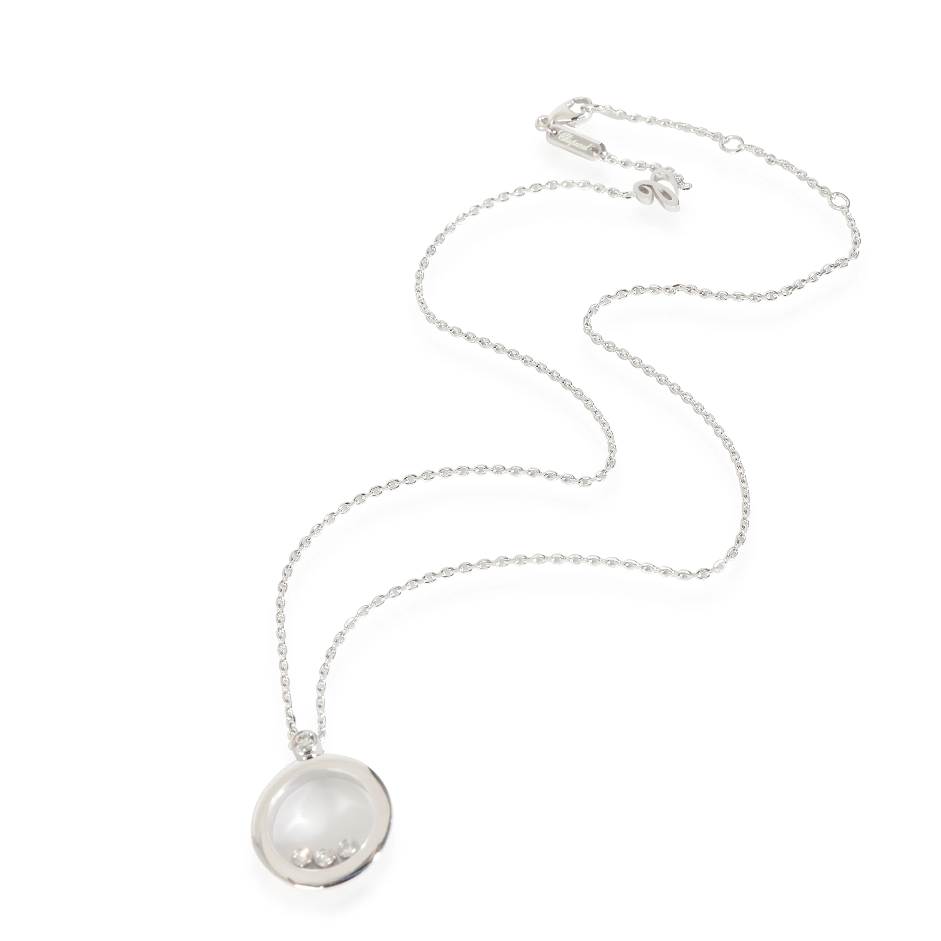 Happy Diamonds Icons Pendant in 18K White Gold 0.23 CTW - Image 4
