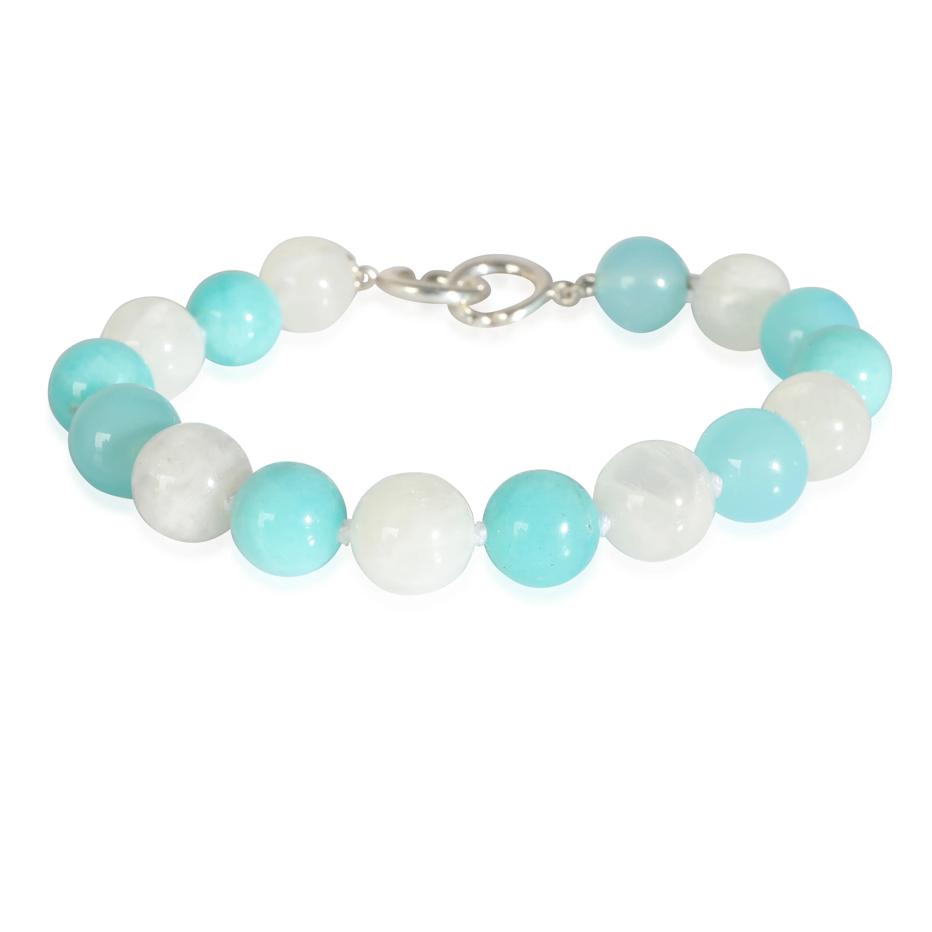 Tiffany & Co. Paloma Picasso Amazonite & Chalcedony Bracelet in  Sterling Silver