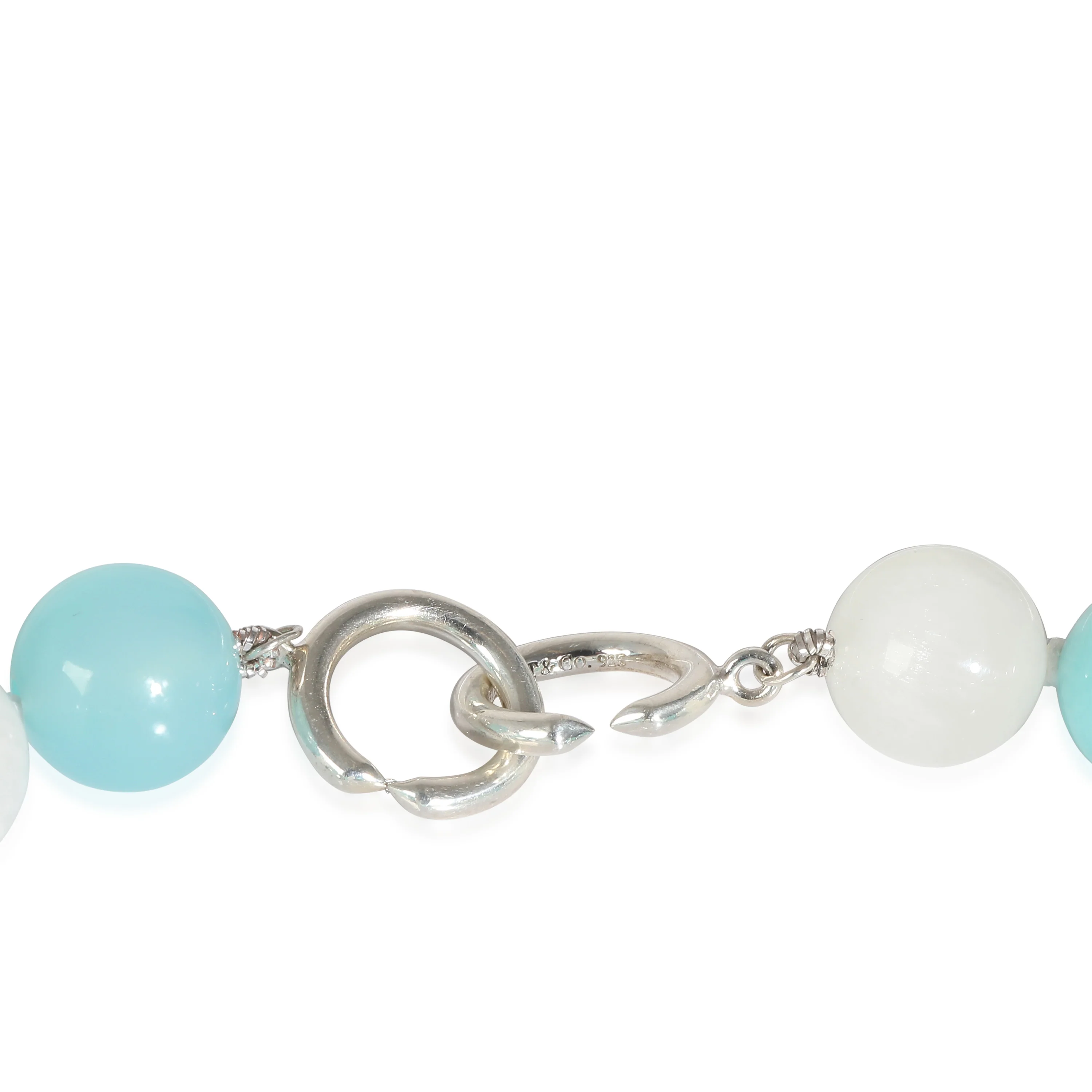 Tiffany & Co. Paloma Picasso Amazonite & Chalcedony Bracelet in  Sterling Silver - Image 3