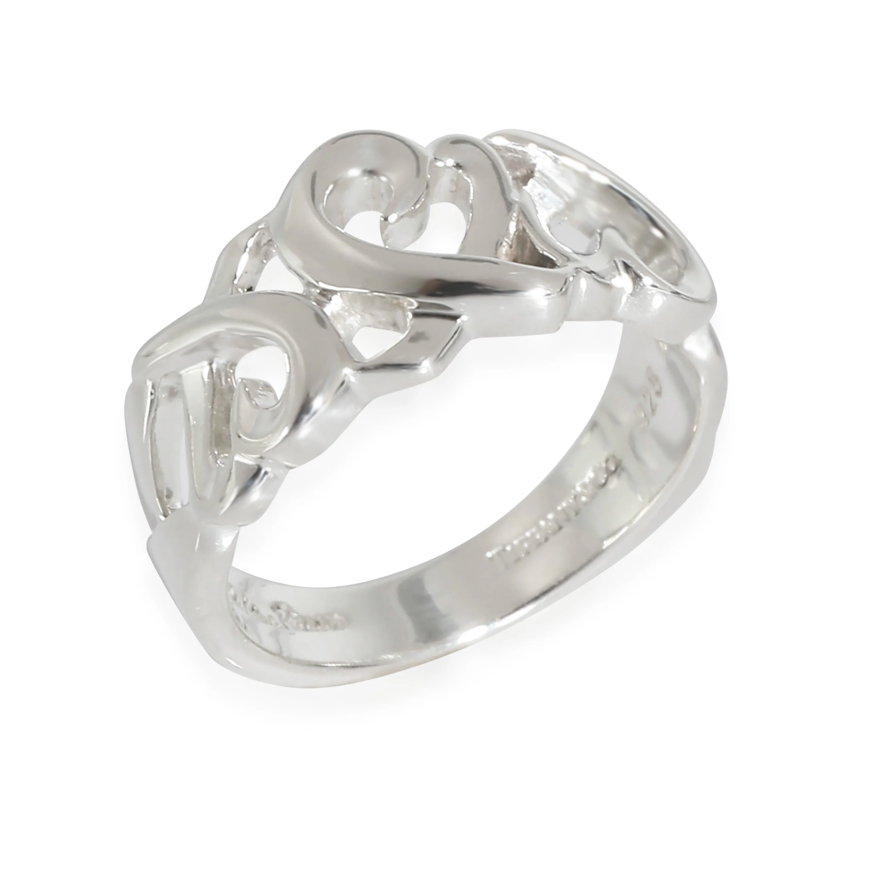 Tiffany & Co. Paloma Picasso Loving Hearts Band in Sterling Silver - Image 6