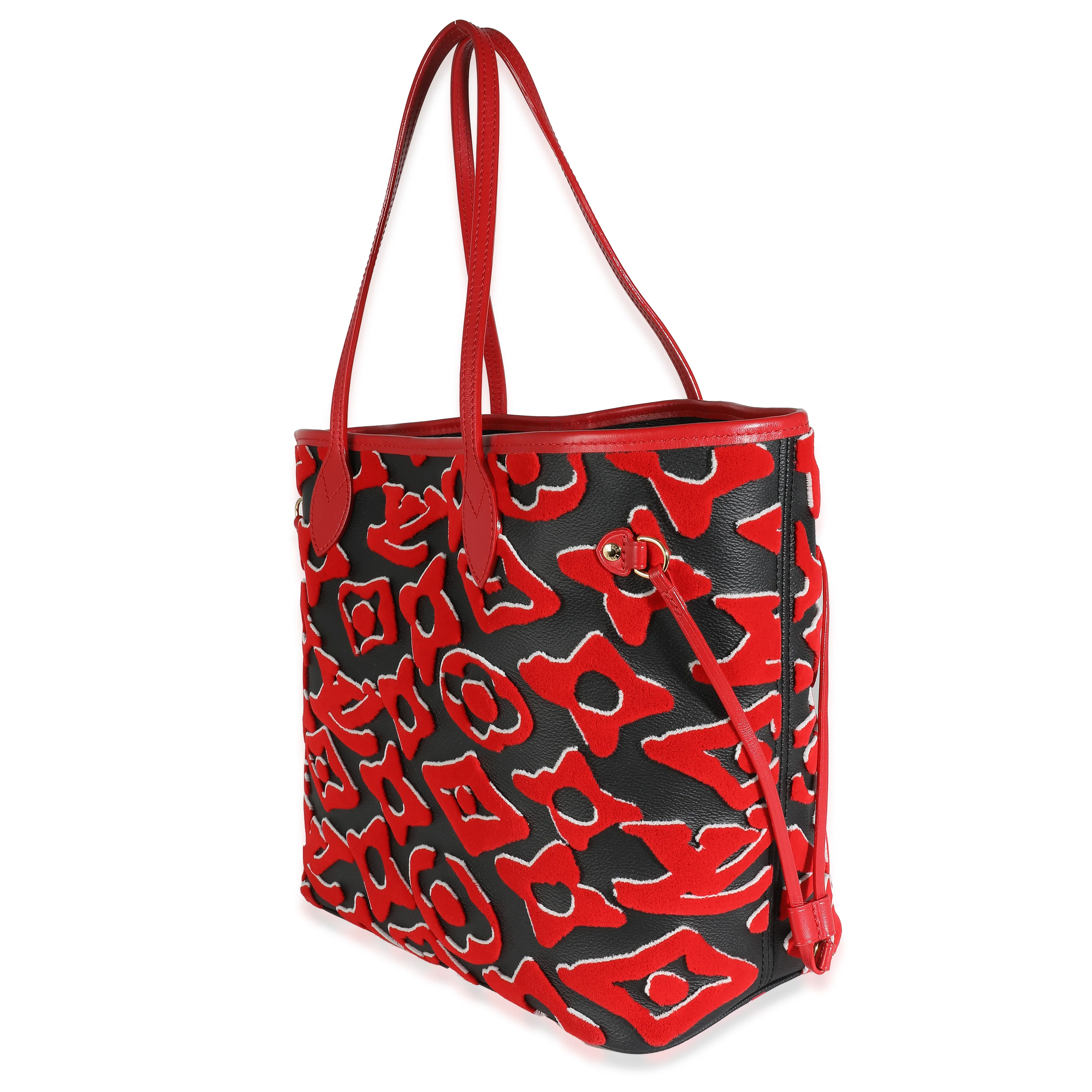 x UF Black Red Tufted Monogram Neverfull MM - Image 2