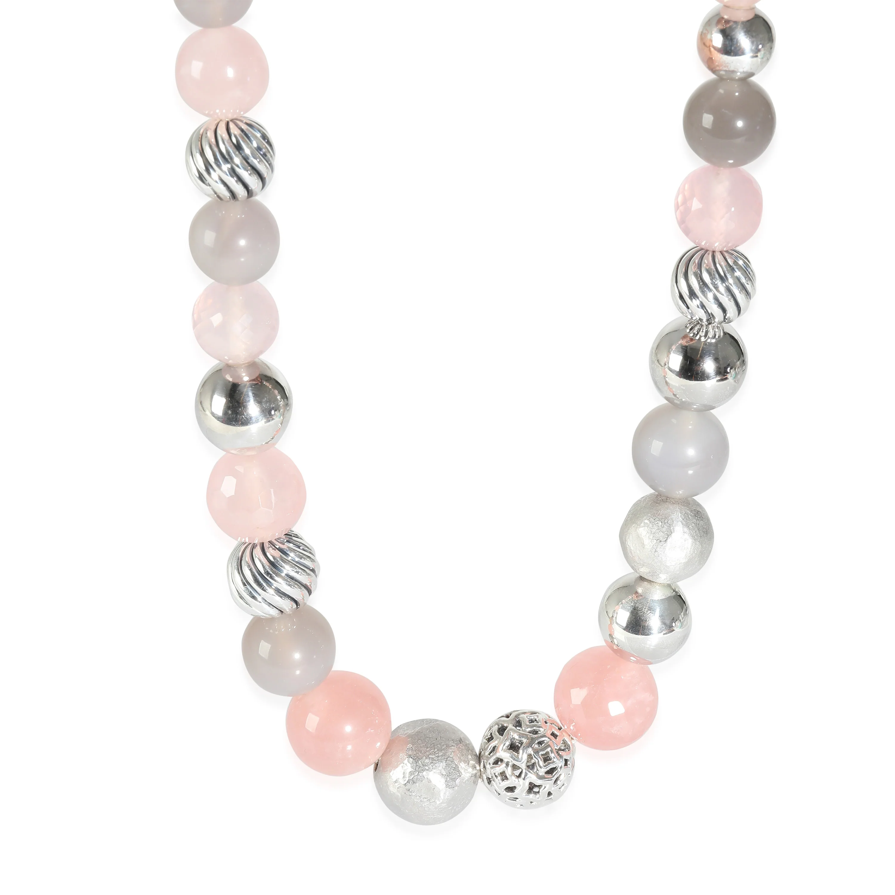 Elements Necklace in Sterling Silver with a Toggle Clasp