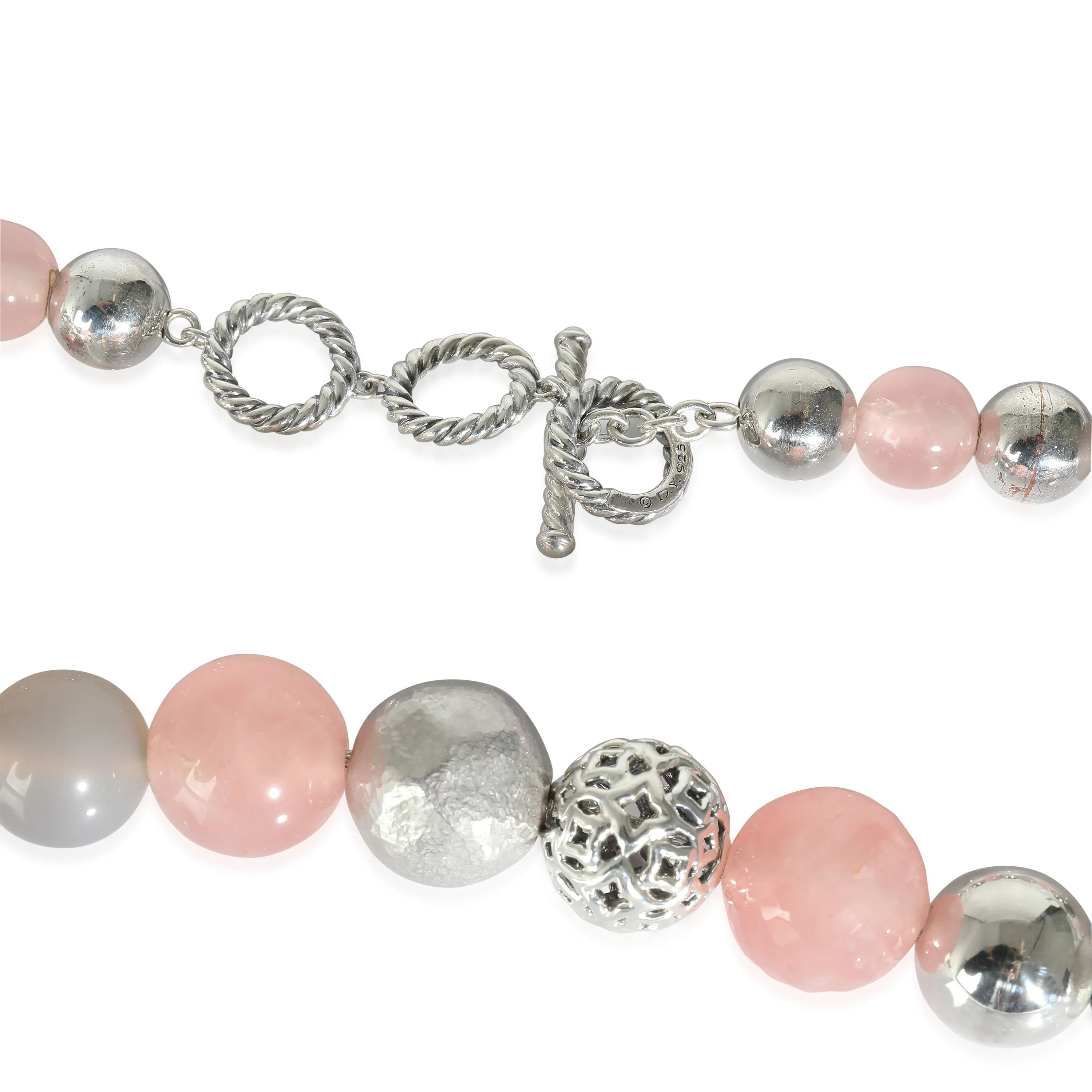 Elements Necklace in Sterling Silver with a Toggle Clasp - Image 2