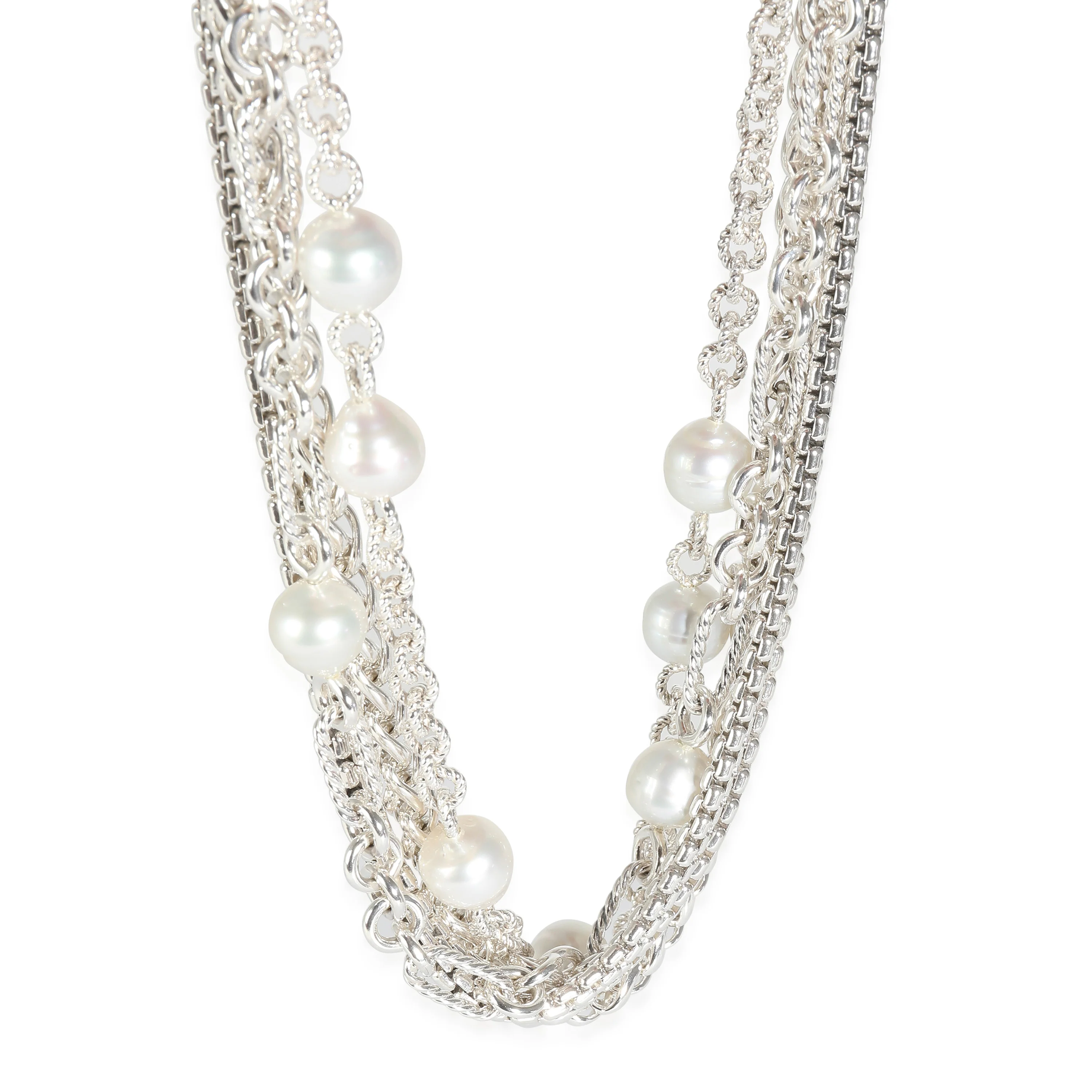 DY Madison® Necklace in 18K Yellow Gold/Sterling Silver