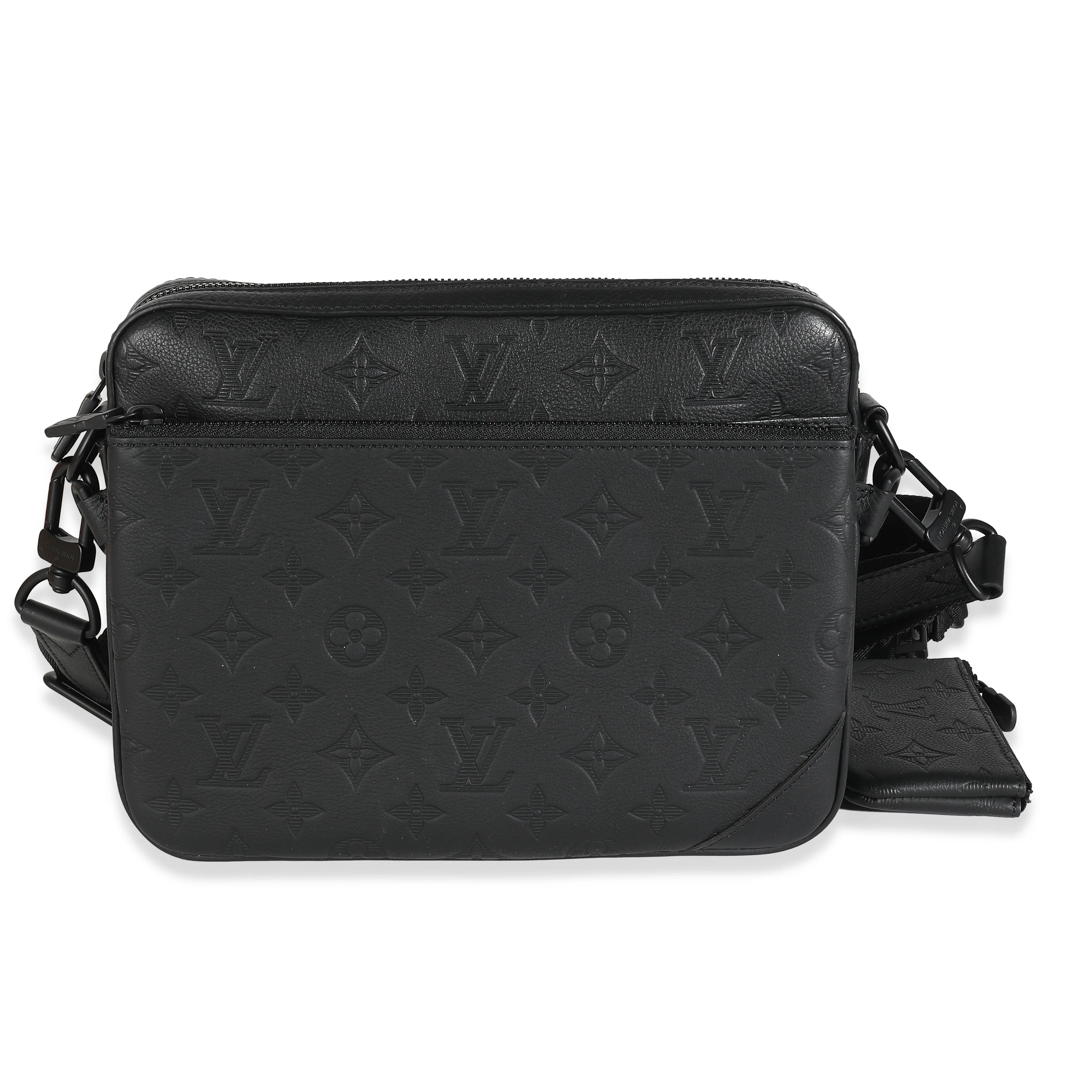 Louis Vuitton Black Monogram Shadow Duo Messenger