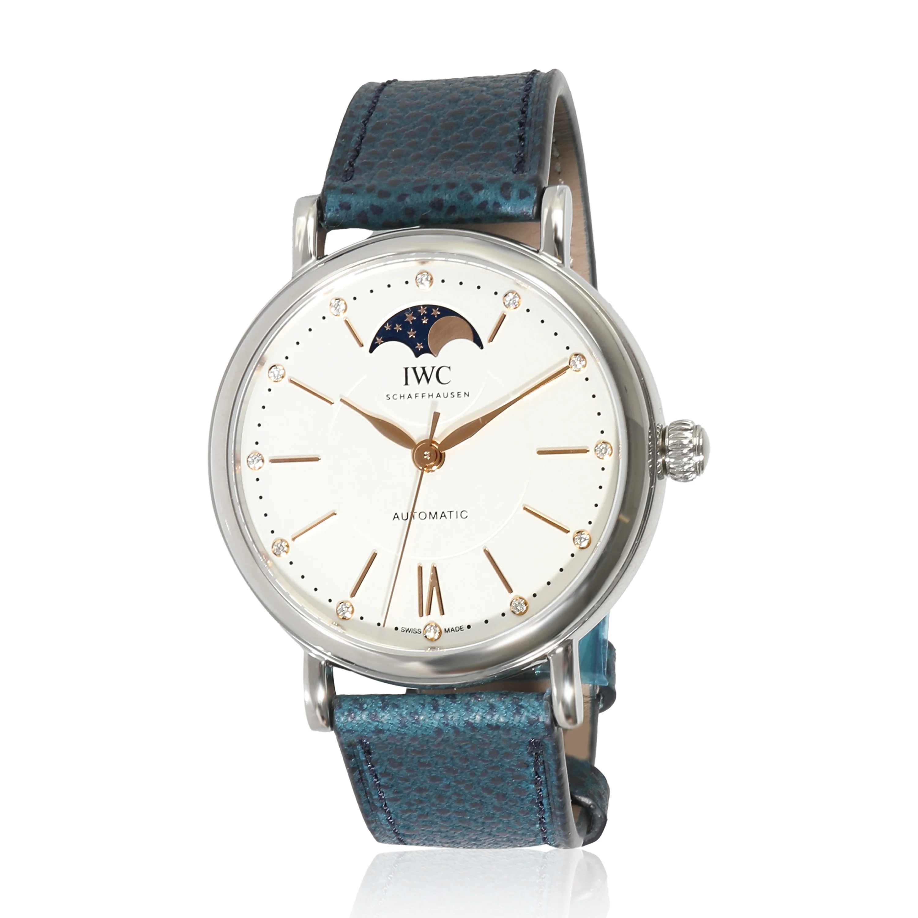 Portofino Moonphase IW459601 Unisex Watch in Stainless Steel