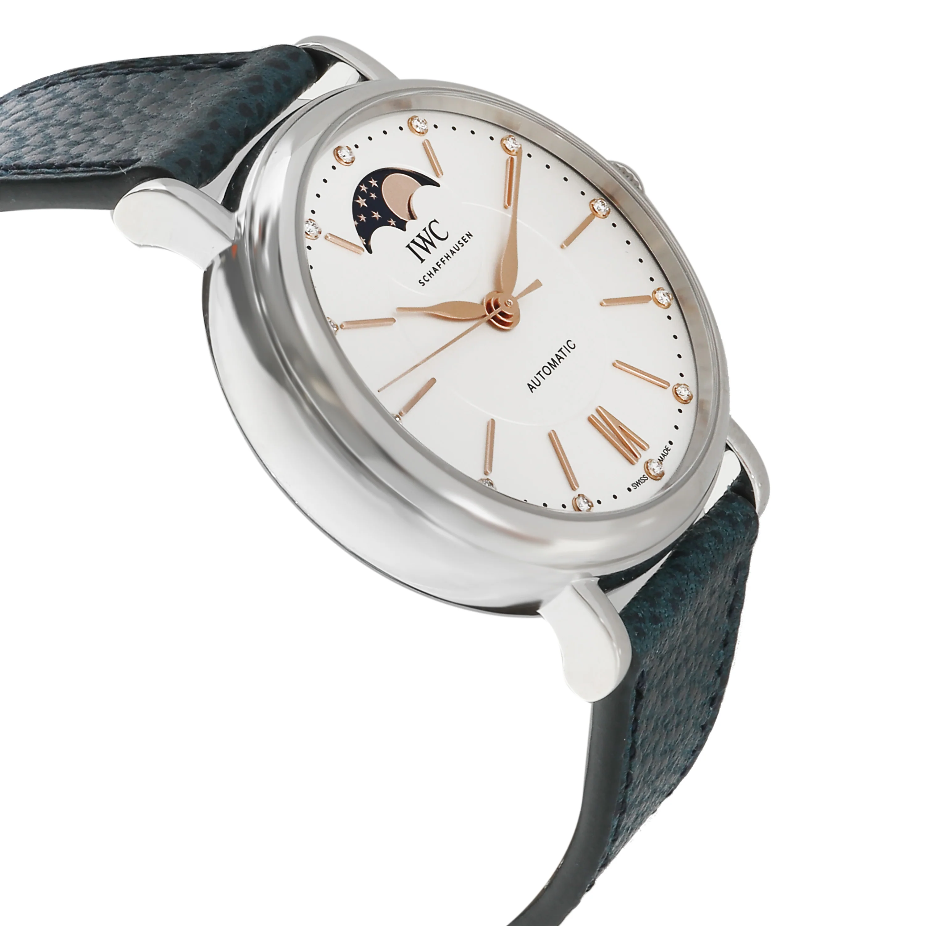 Portofino Moonphase IW459601 Unisex Watch in Stainless Steel - Image 2