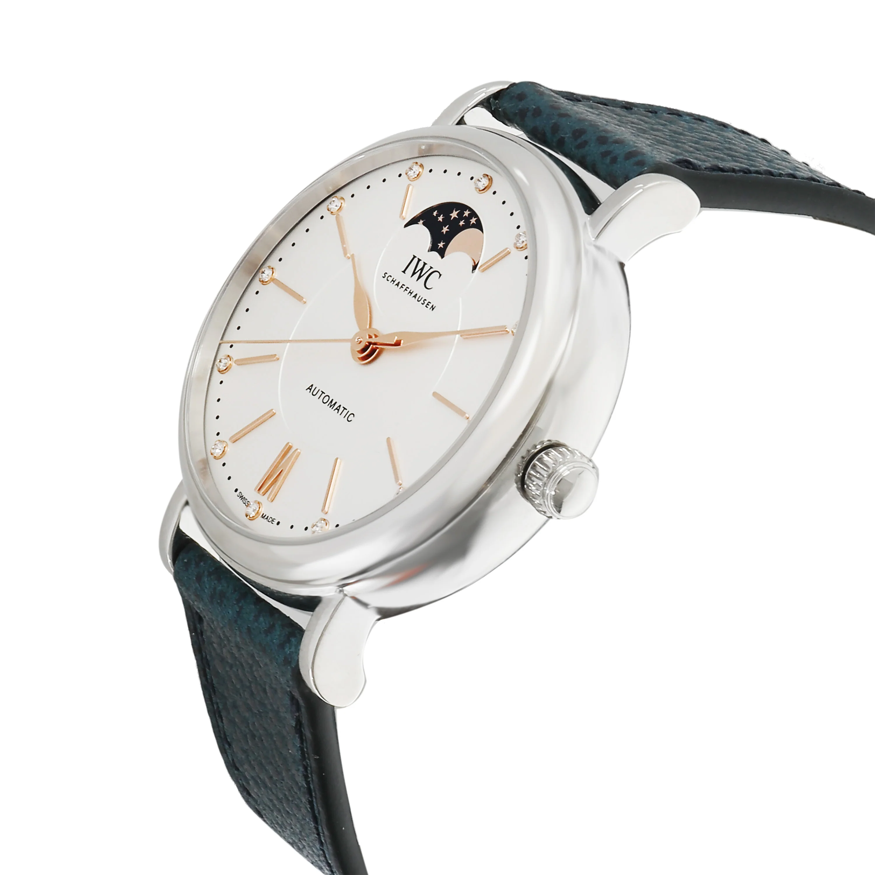 Portofino Moonphase IW459601 Unisex Watch in Stainless Steel - Image 3