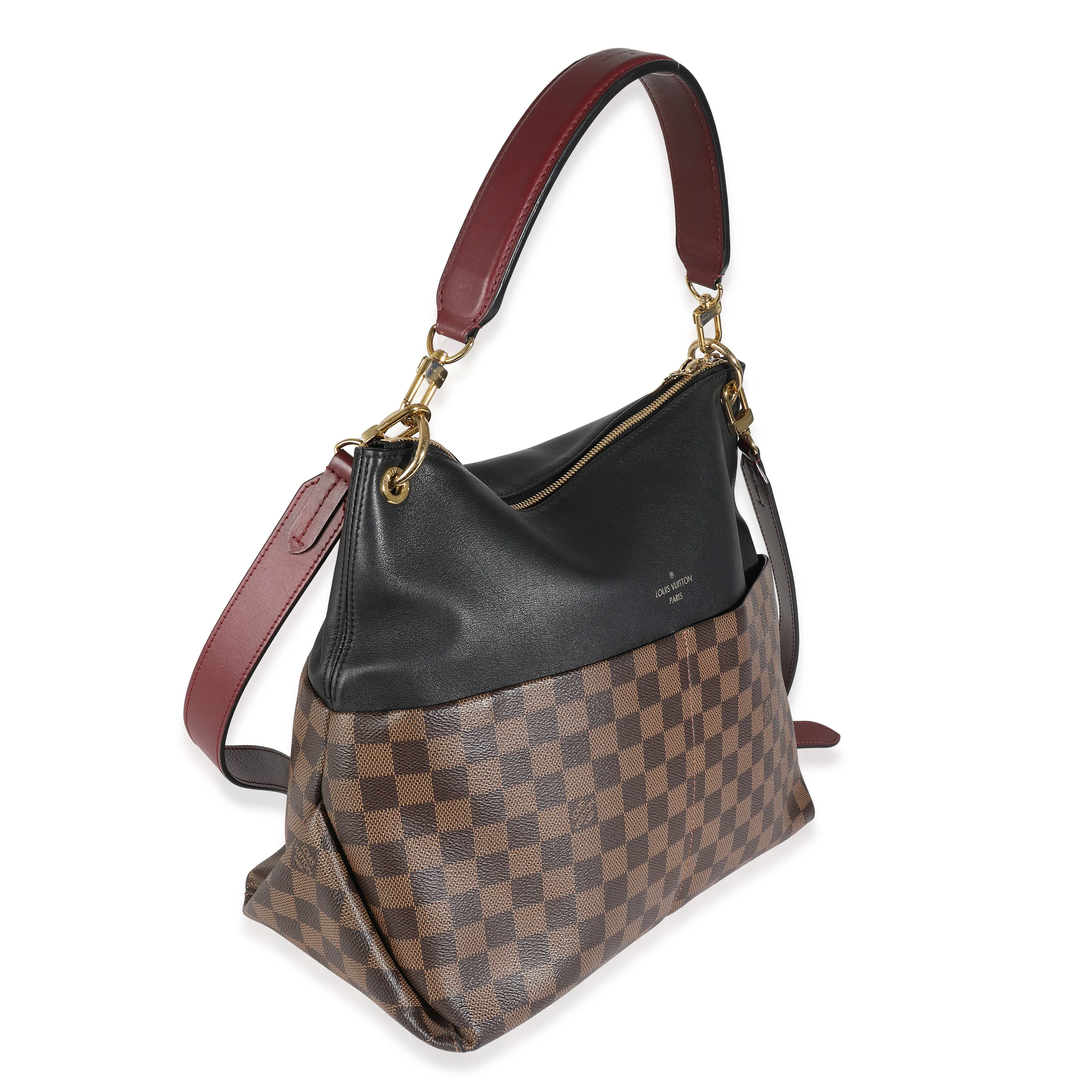 Louis Vuitton Black Damier Ebene Canvas Maida Hobo - Image 3