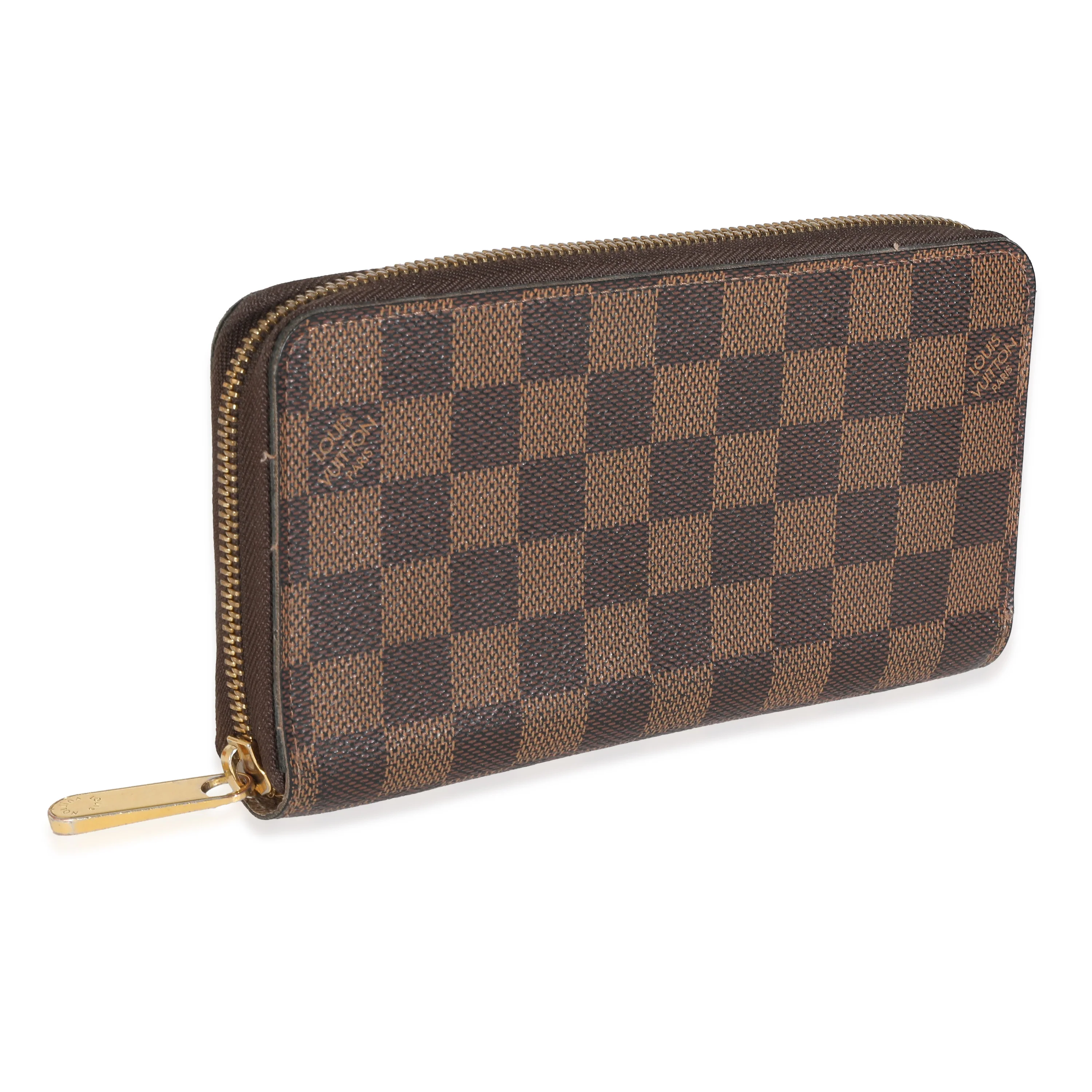 Louis Vuitton Damier Ebene Canvas Zippy Wallet - Image 3