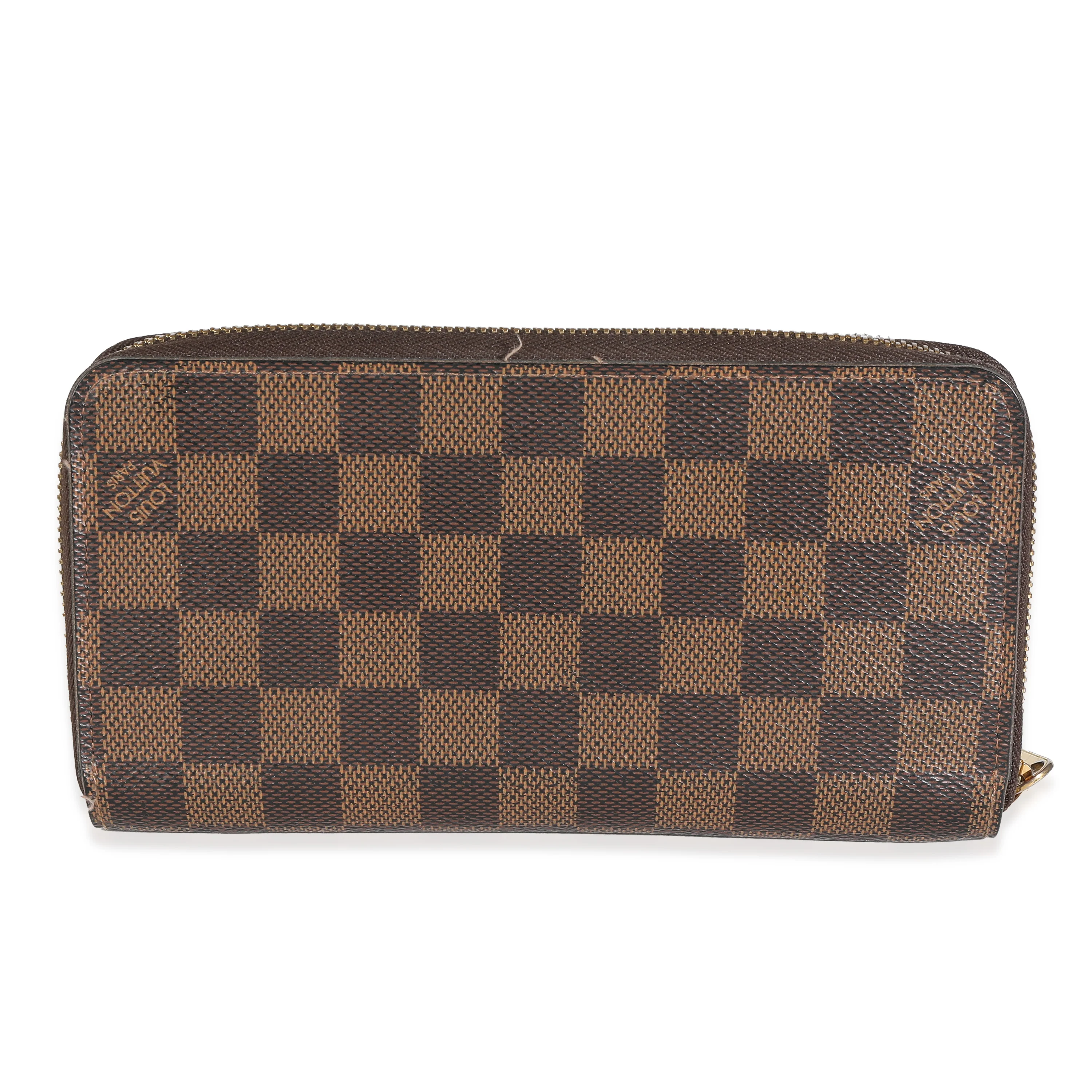 Louis Vuitton Damier Ebene Canvas Zippy Wallet - Image 4