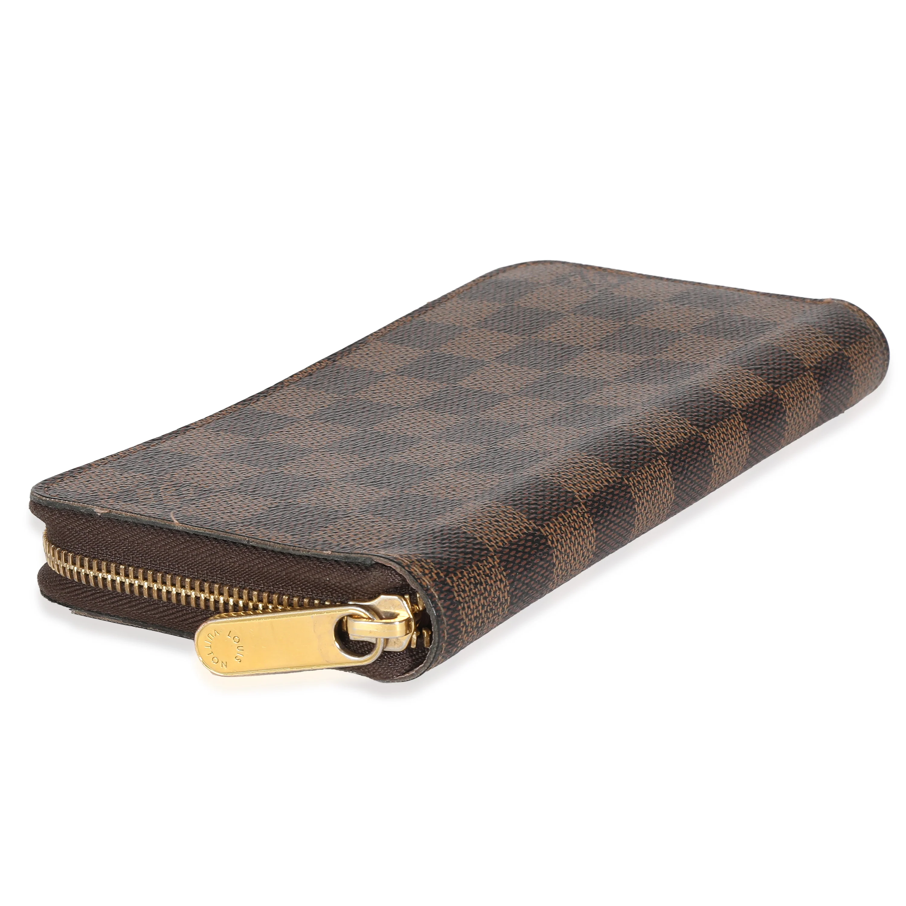 Louis Vuitton Damier Ebene Canvas Zippy Wallet - Image 6