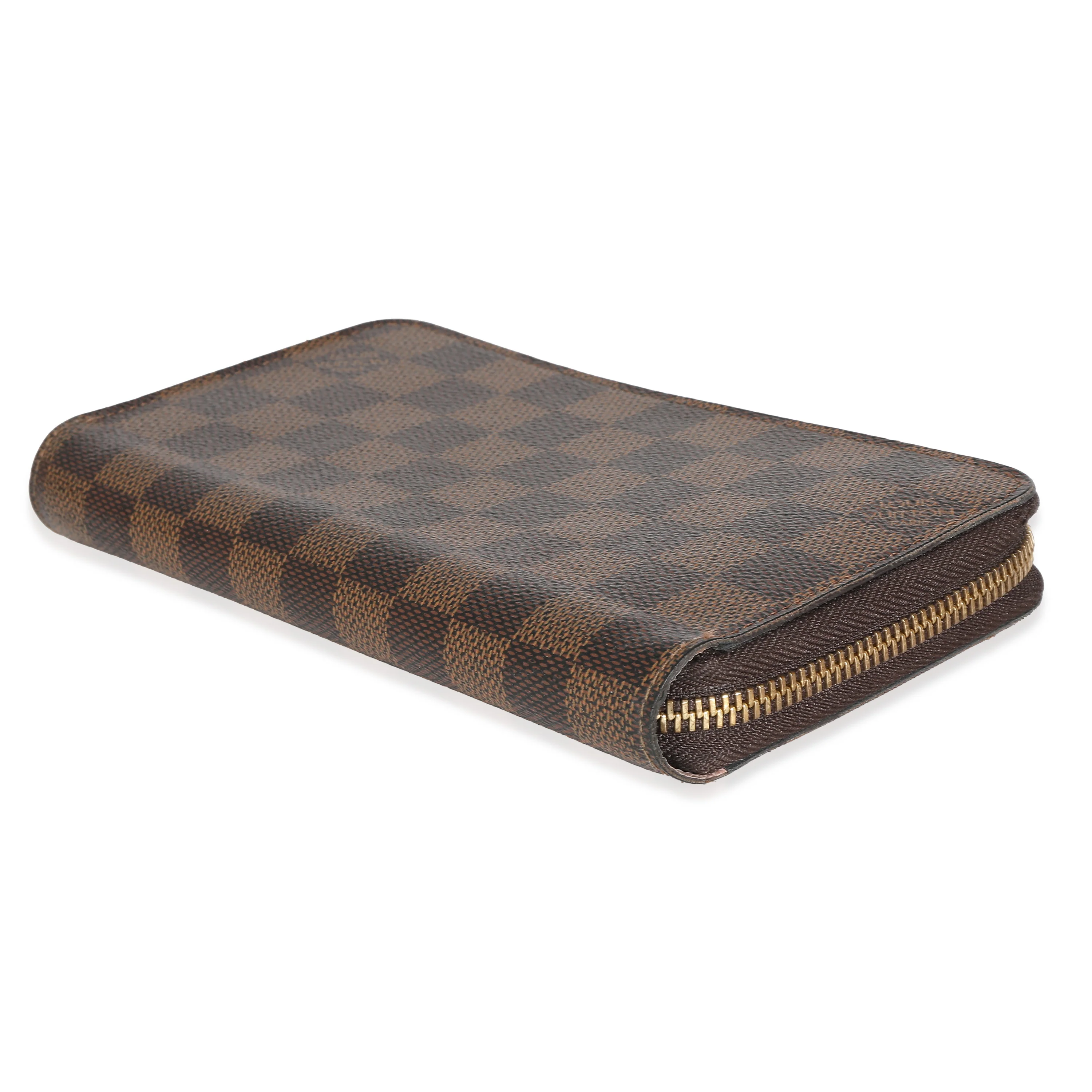 Louis Vuitton Damier Ebene Canvas Zippy Wallet - Image 7