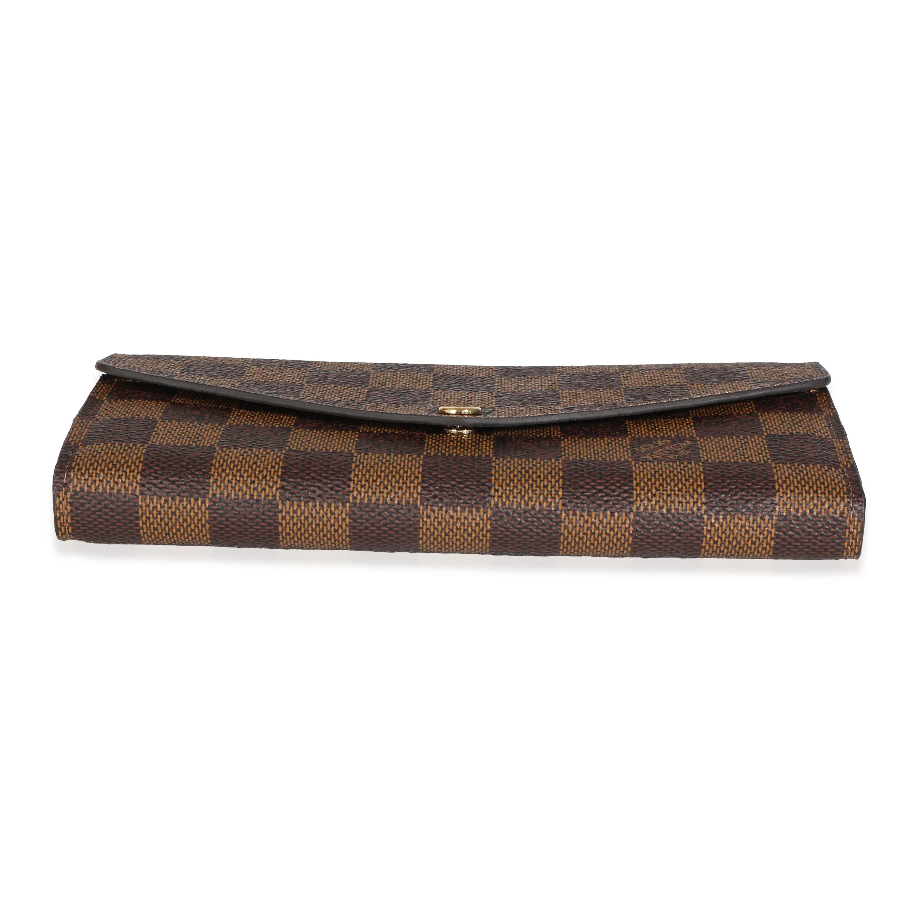 Louis Vuitton Damier Ebene Canvas Sarah Wallet - Image 5