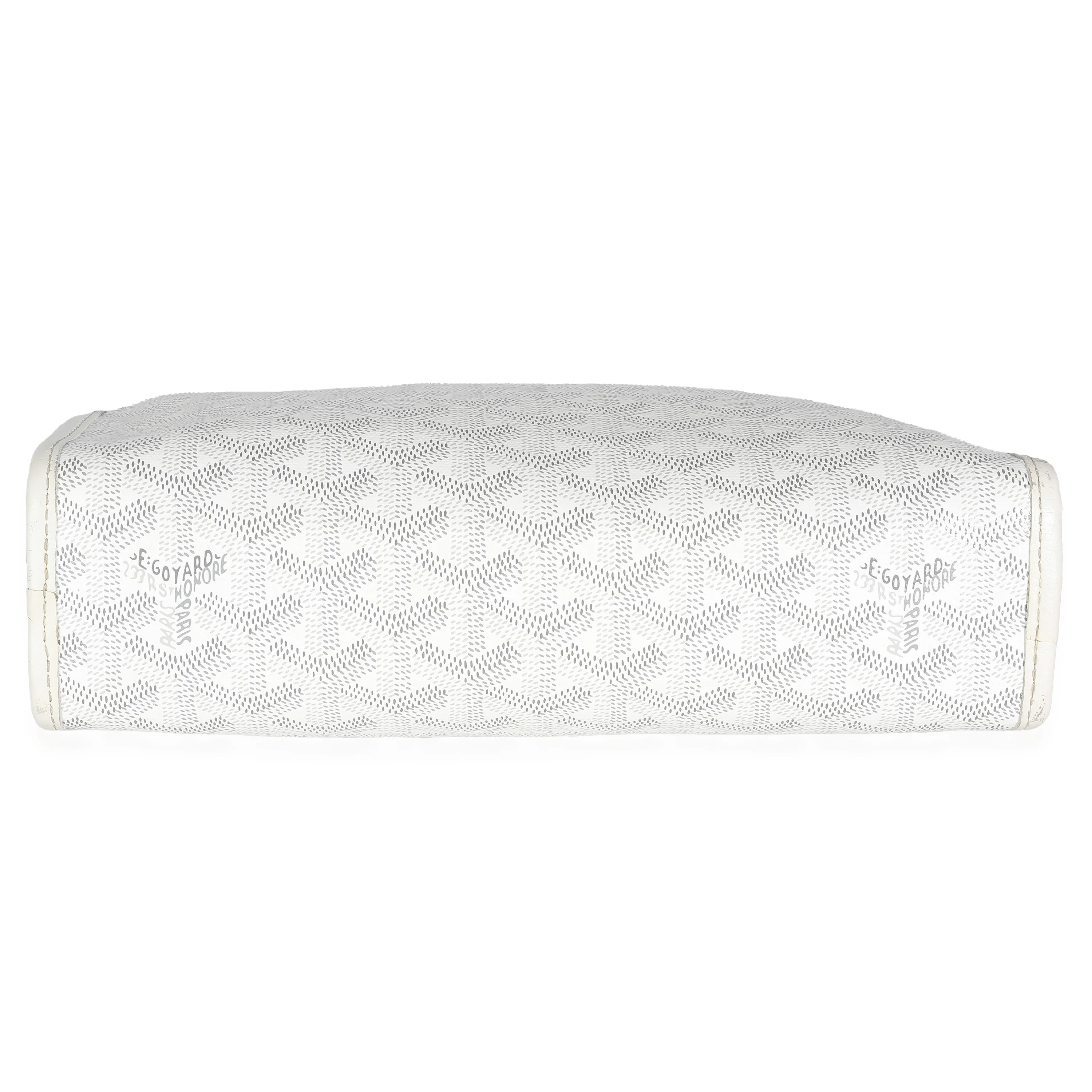 White Goyardine Canvas Jouvence Toiletry MM - Image 5