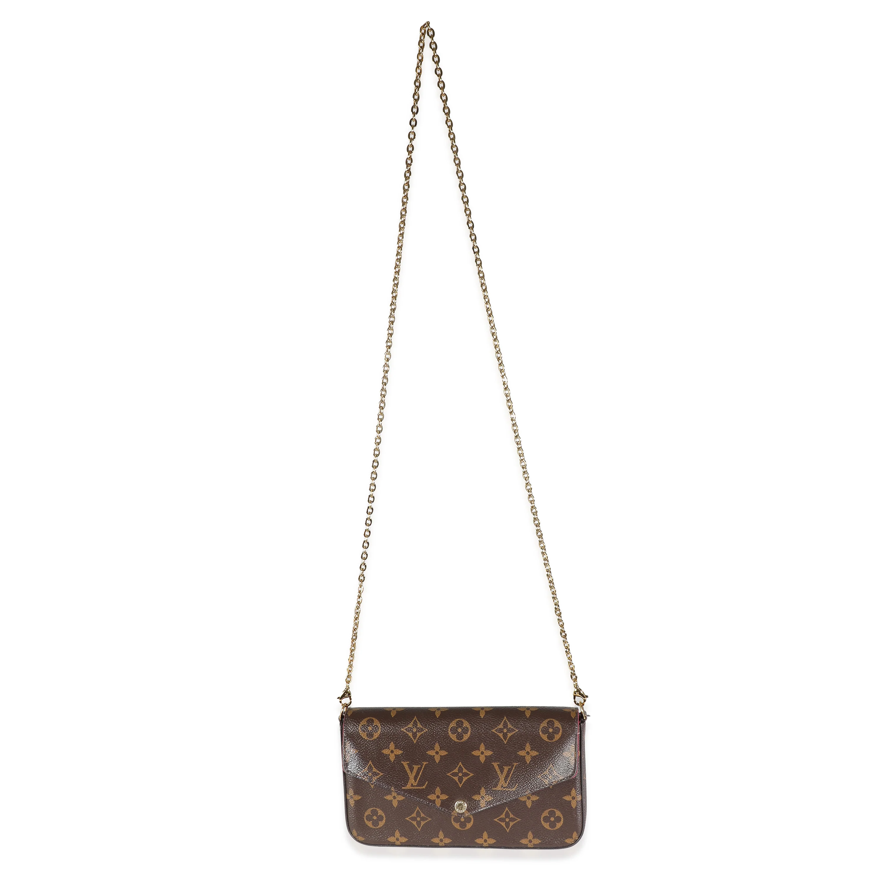Fuchsia Monogram Canvas Félicie Pochette - Image 9