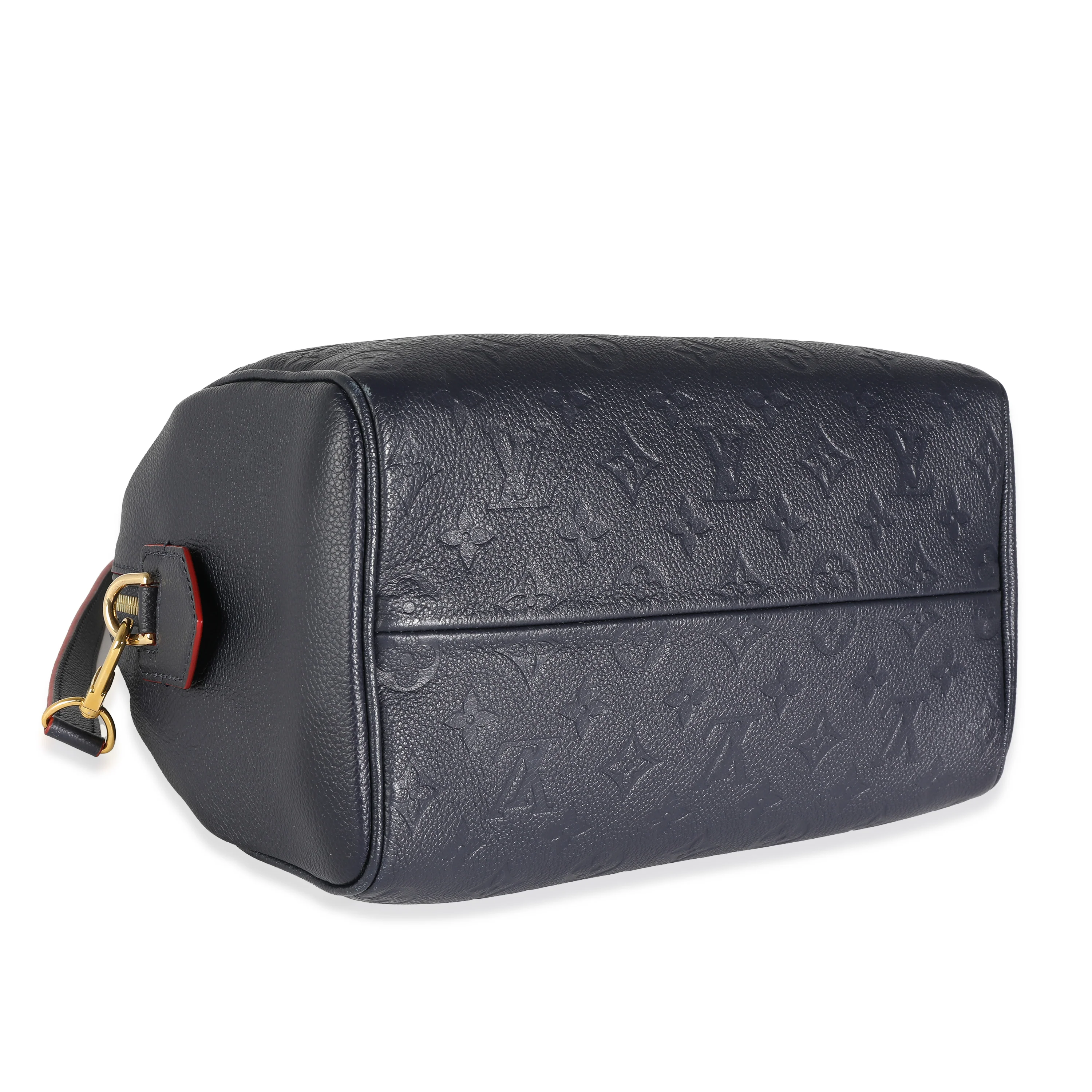 Marine Rouge Monogram Empreinte Speedy Bandouliere 25 - Image 6