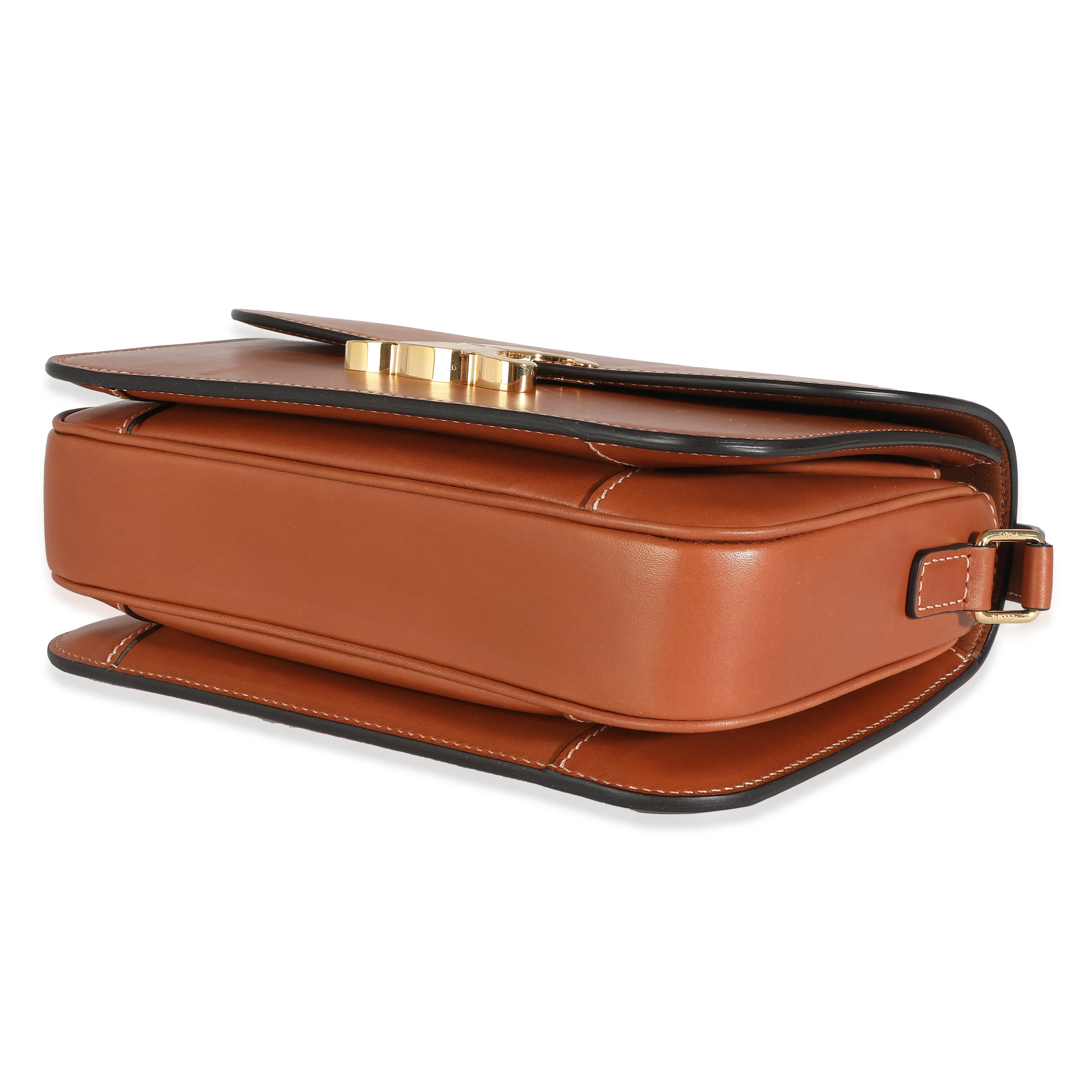 Celine Natural Calfskin Tan Classique Triomphe Bag - Image 5