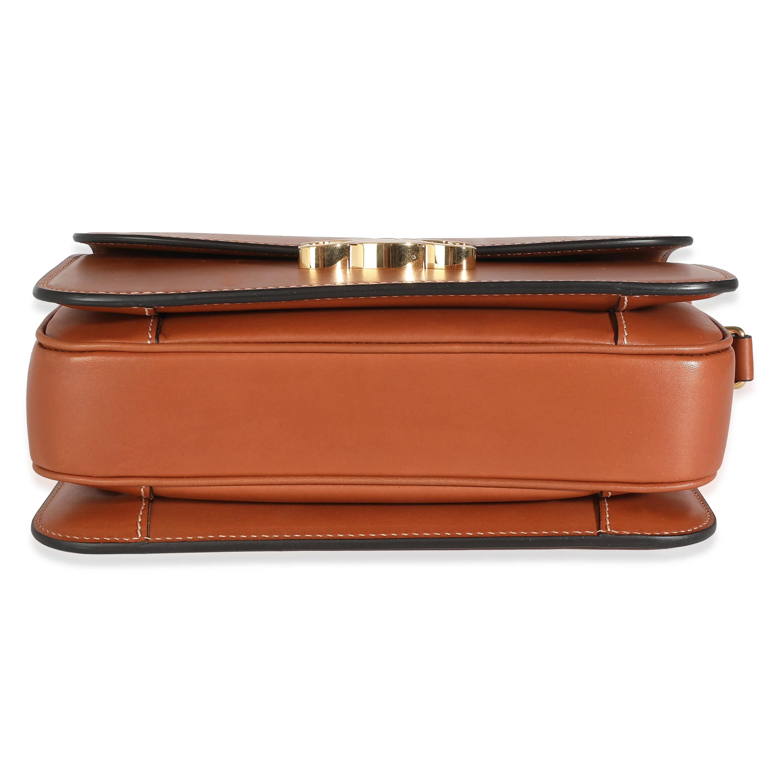 Celine Natural Calfskin Tan Classique Triomphe Bag - Image 6