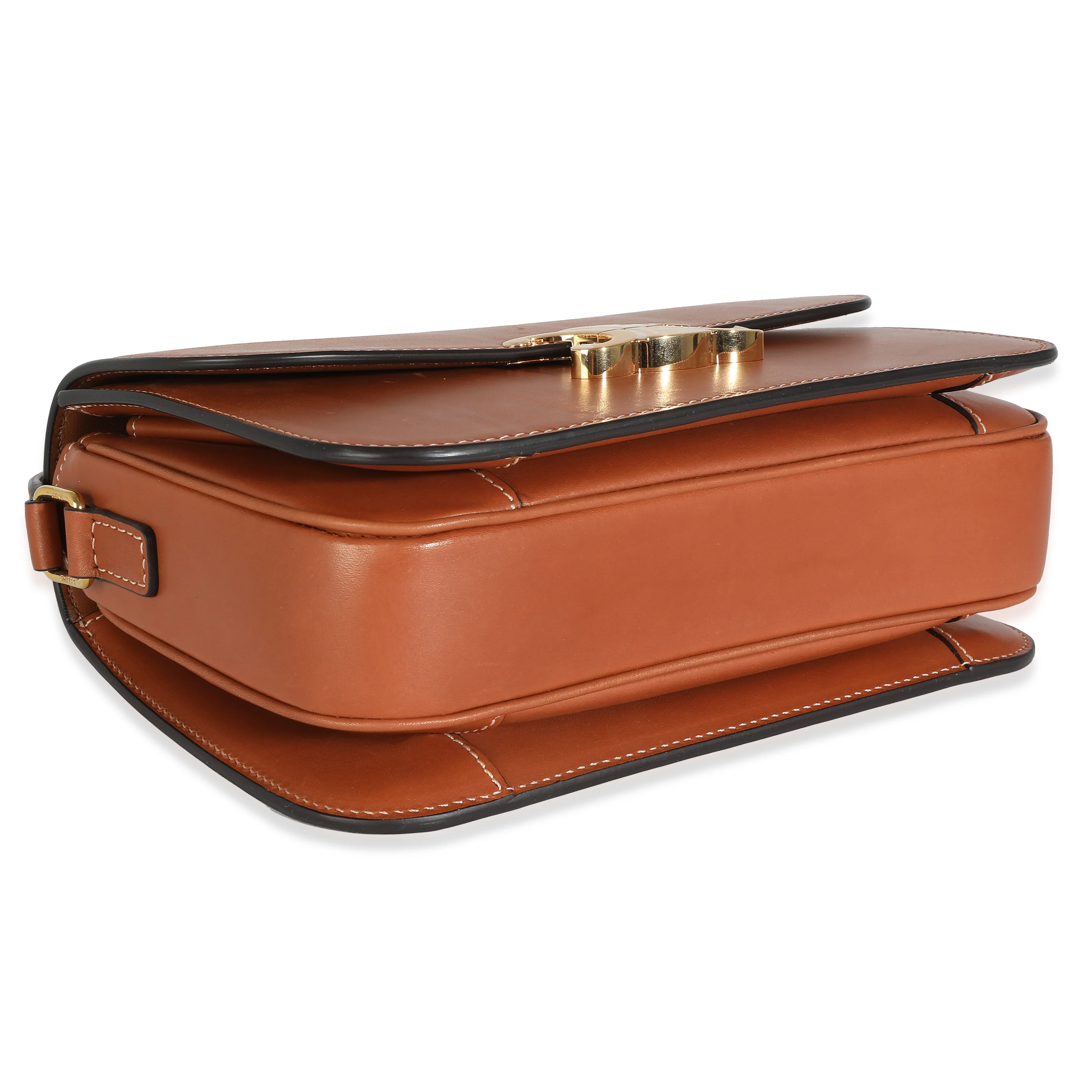 Celine Natural Calfskin Tan Classique Triomphe Bag - Image 7