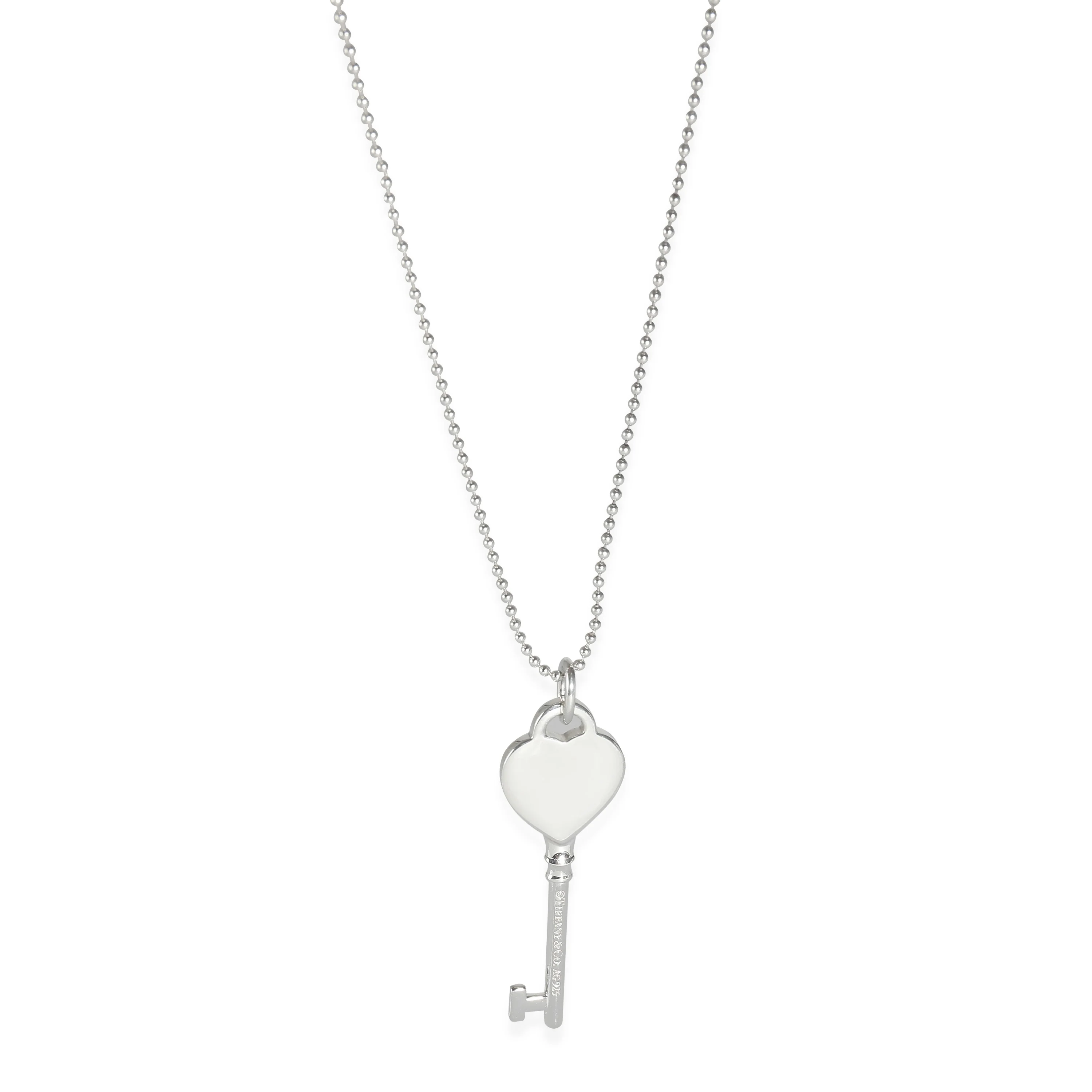 Return to Tiffany Heart Key Pendant in Sterling Silver - Image 3