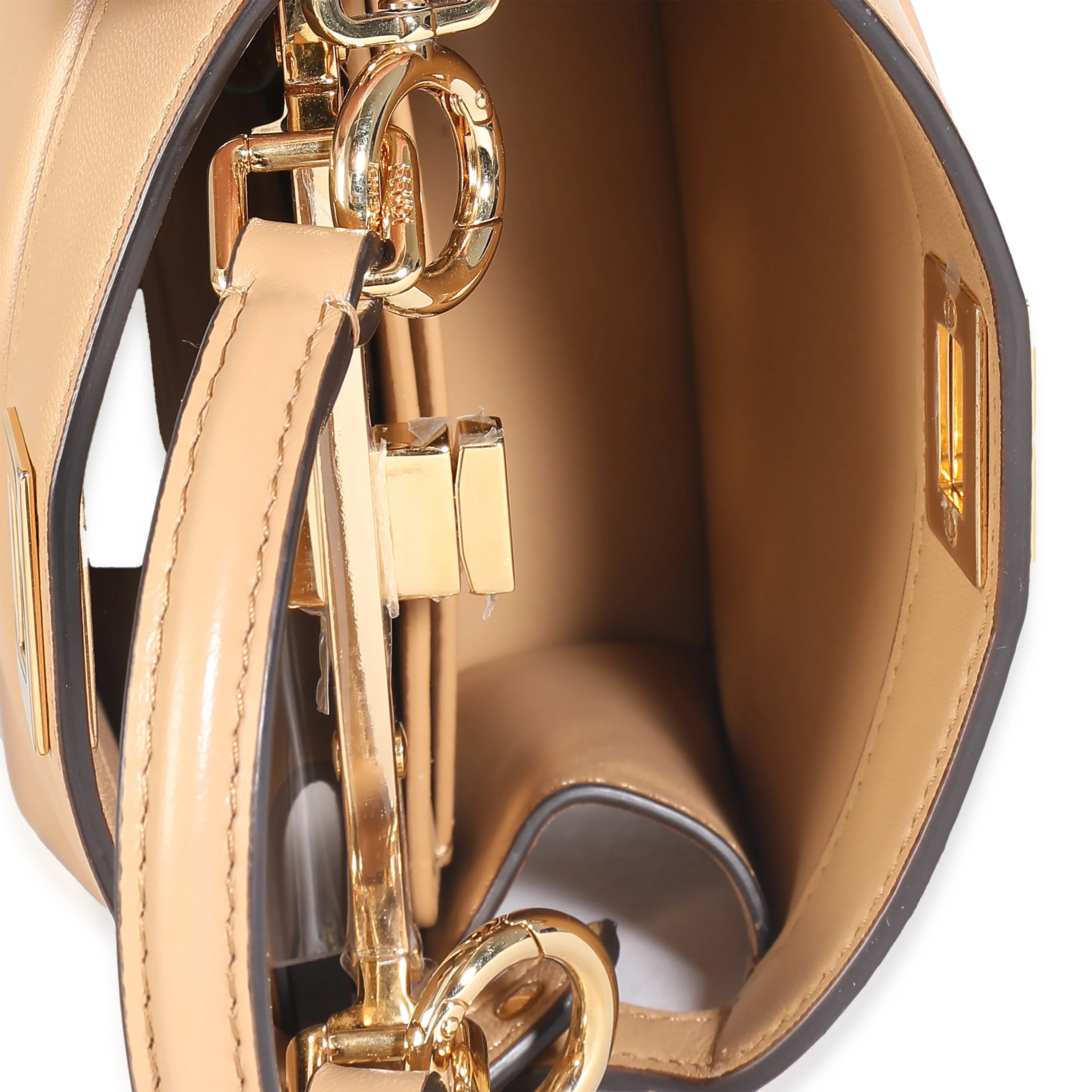Miele Scuro Nappa Padded Petite Peekaboo ISeeU Satchel - Image 9
