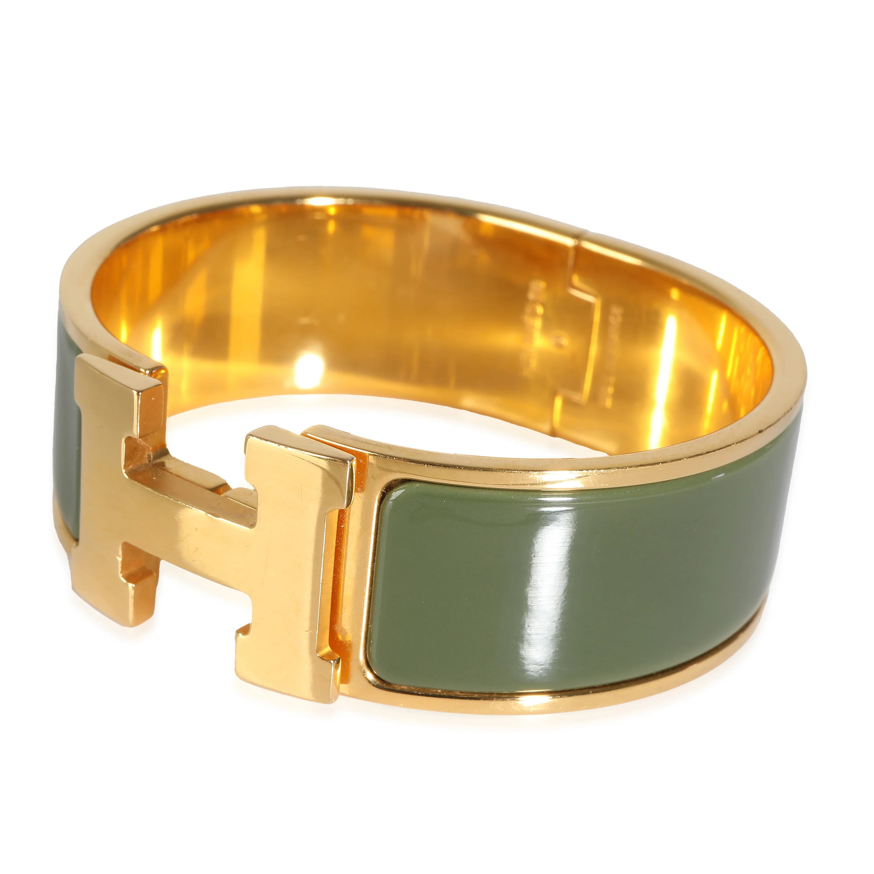 Hermès Clic Clac Bracelet in  Gold Plated - Image 2