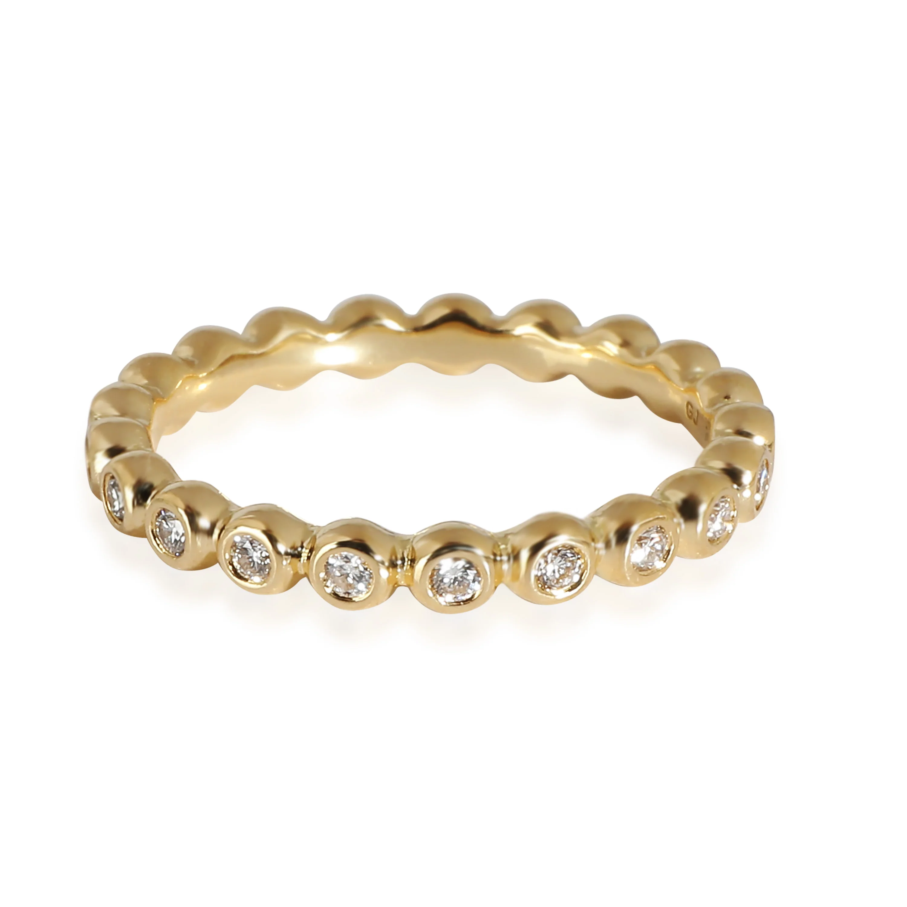 Georg Jensen Aurora Band in 18K Yellow Gold 0.42 CTW - Image 3