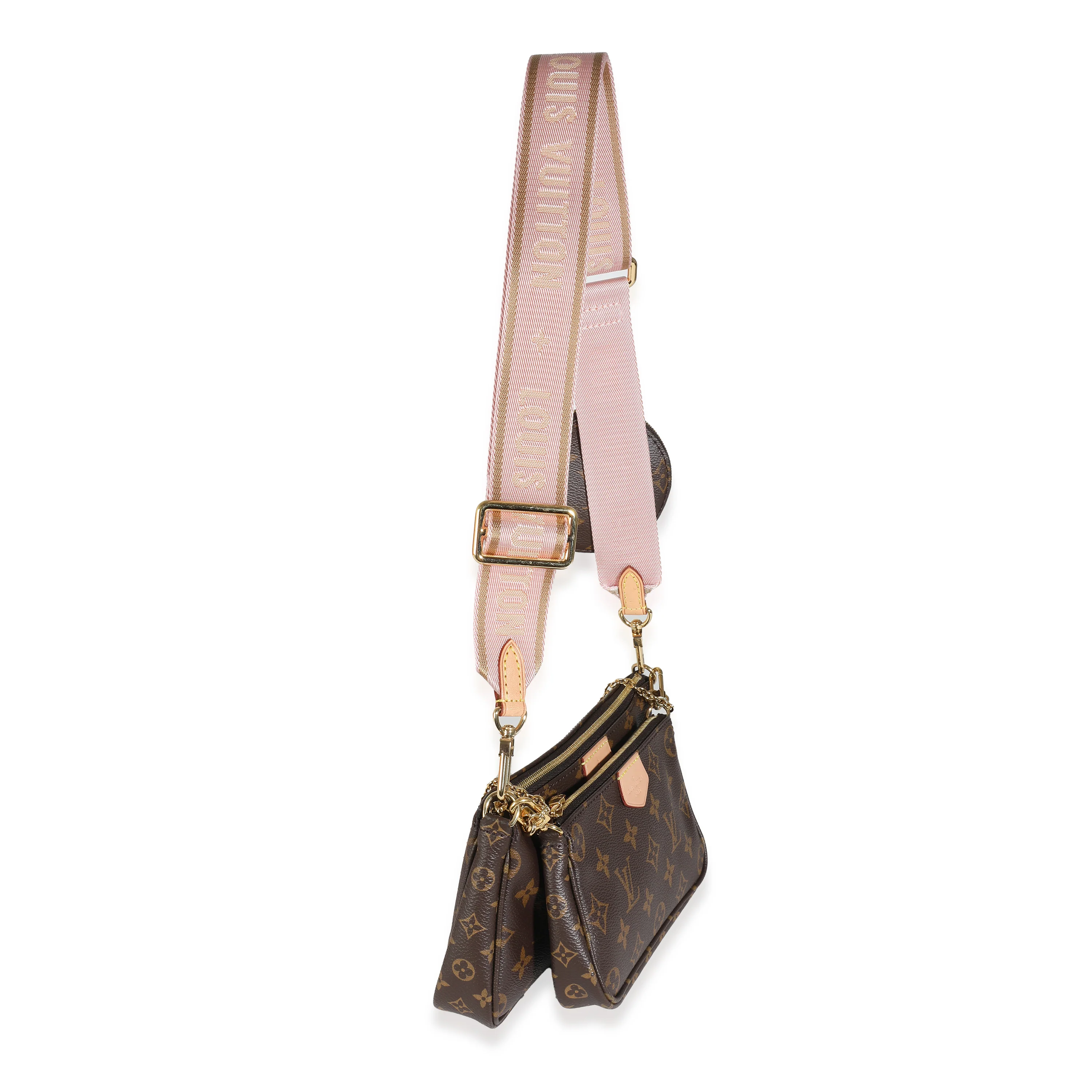 Louis Vuitton Rose Clair Monogram Canvas Multi Pochette Accessoires - Image 3