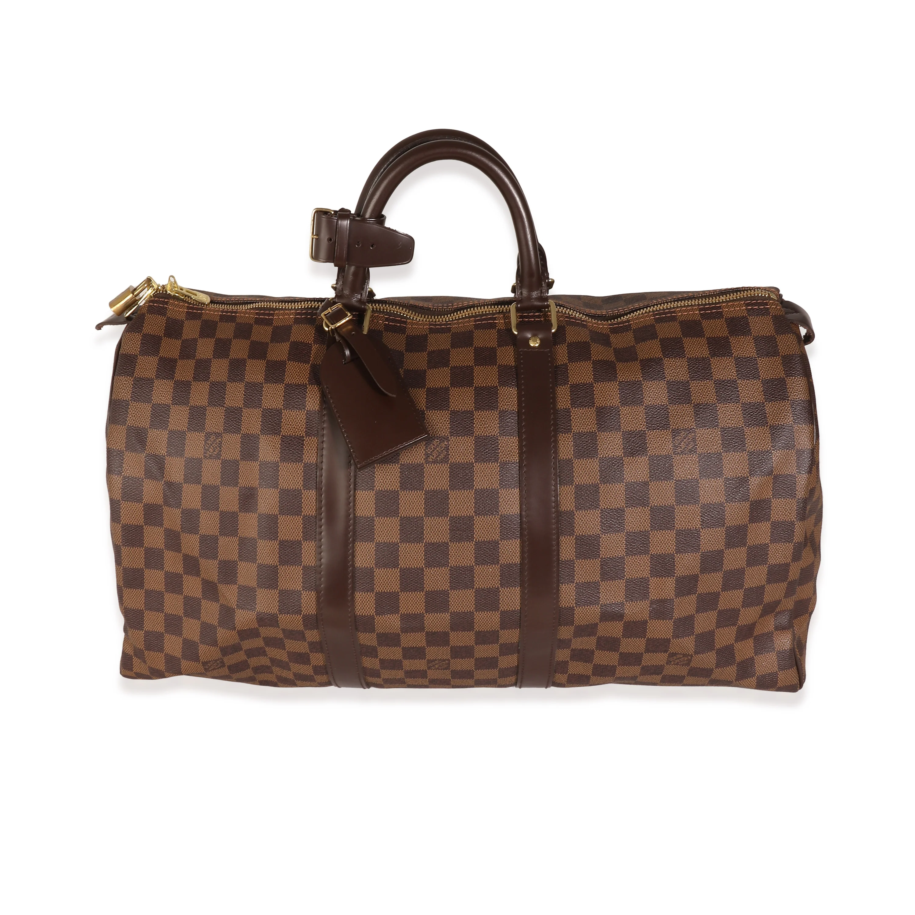 Louis Vuitton Damier Ebene Canvas Keepall 50