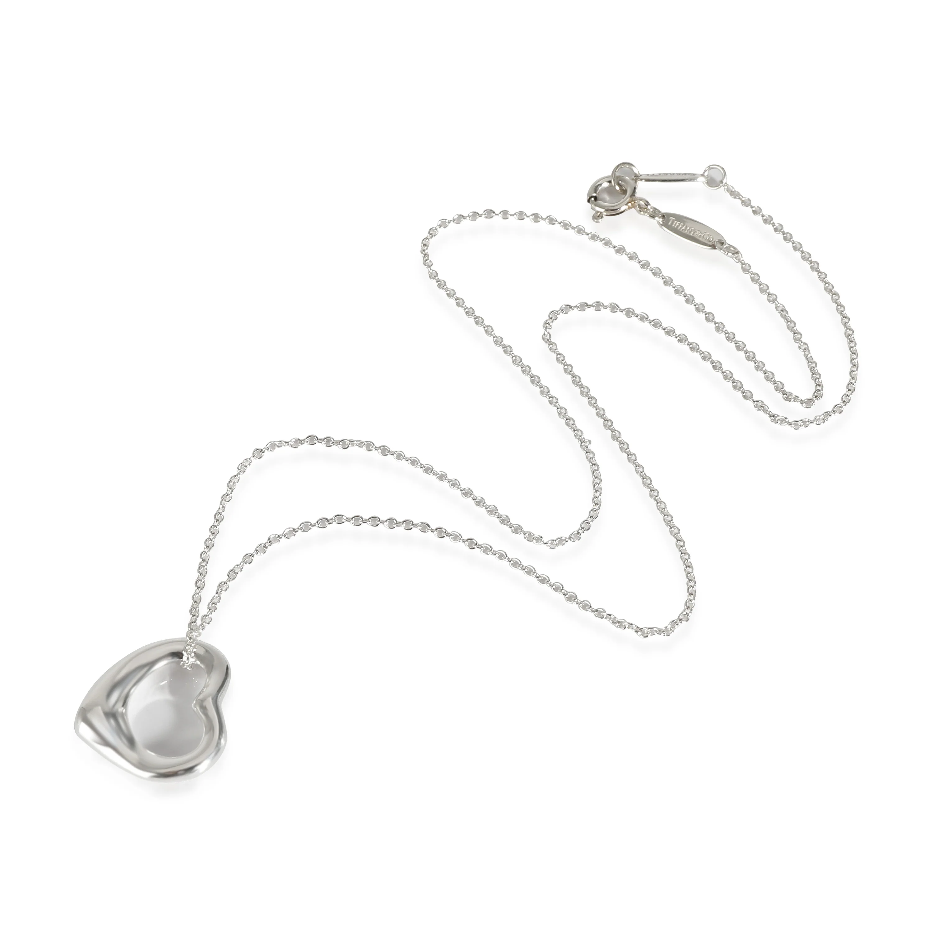 Elsa Peretti Open Heart Pendant in Sterling Silver - Image 3