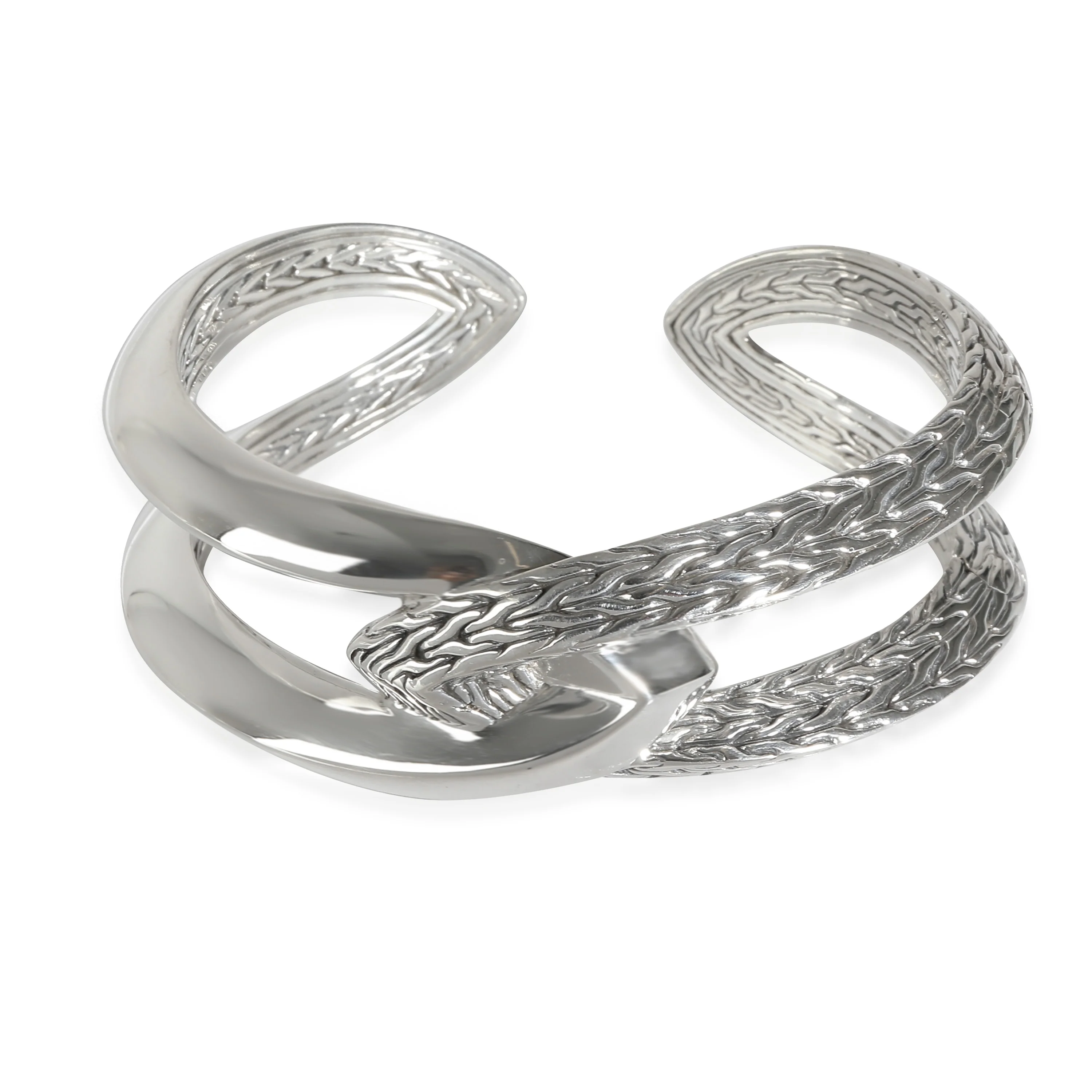 Classic Chain Cuff in Sterling Silver