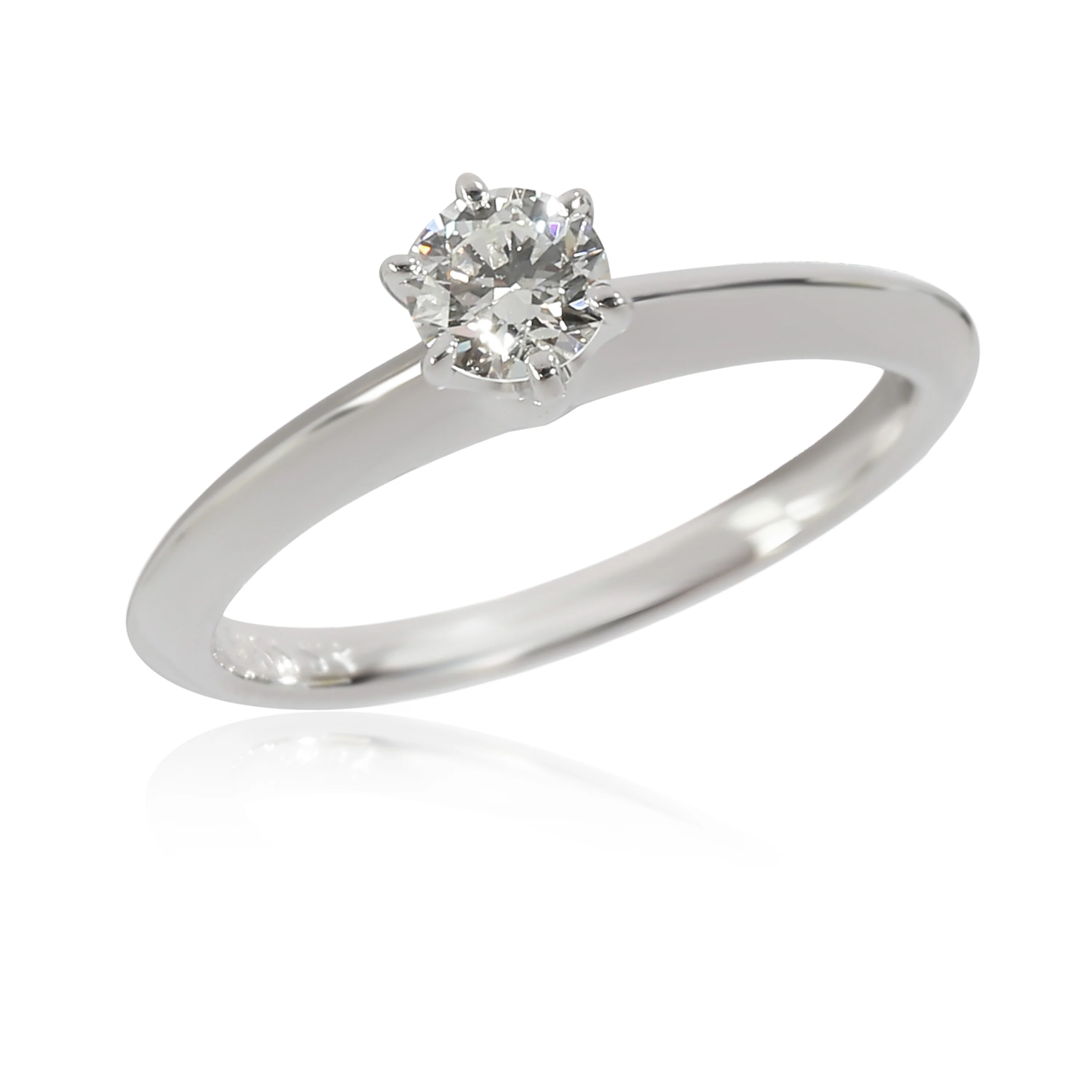 Diamond Engagement Ring in Platinum I SI1 0.25 CTW - Image 5