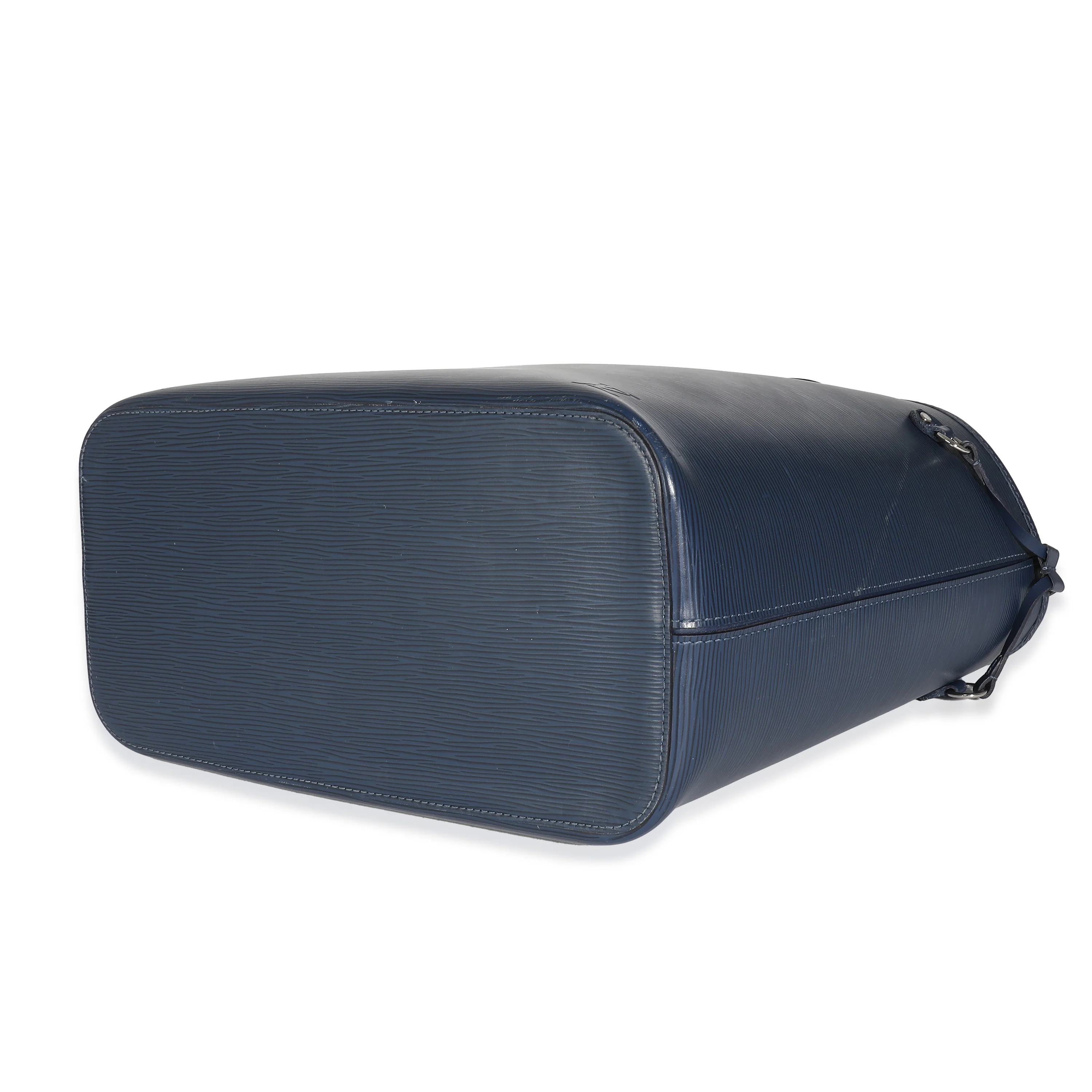 Louis Vuitton Blue Marine Epi Neverfull MM - Image 6