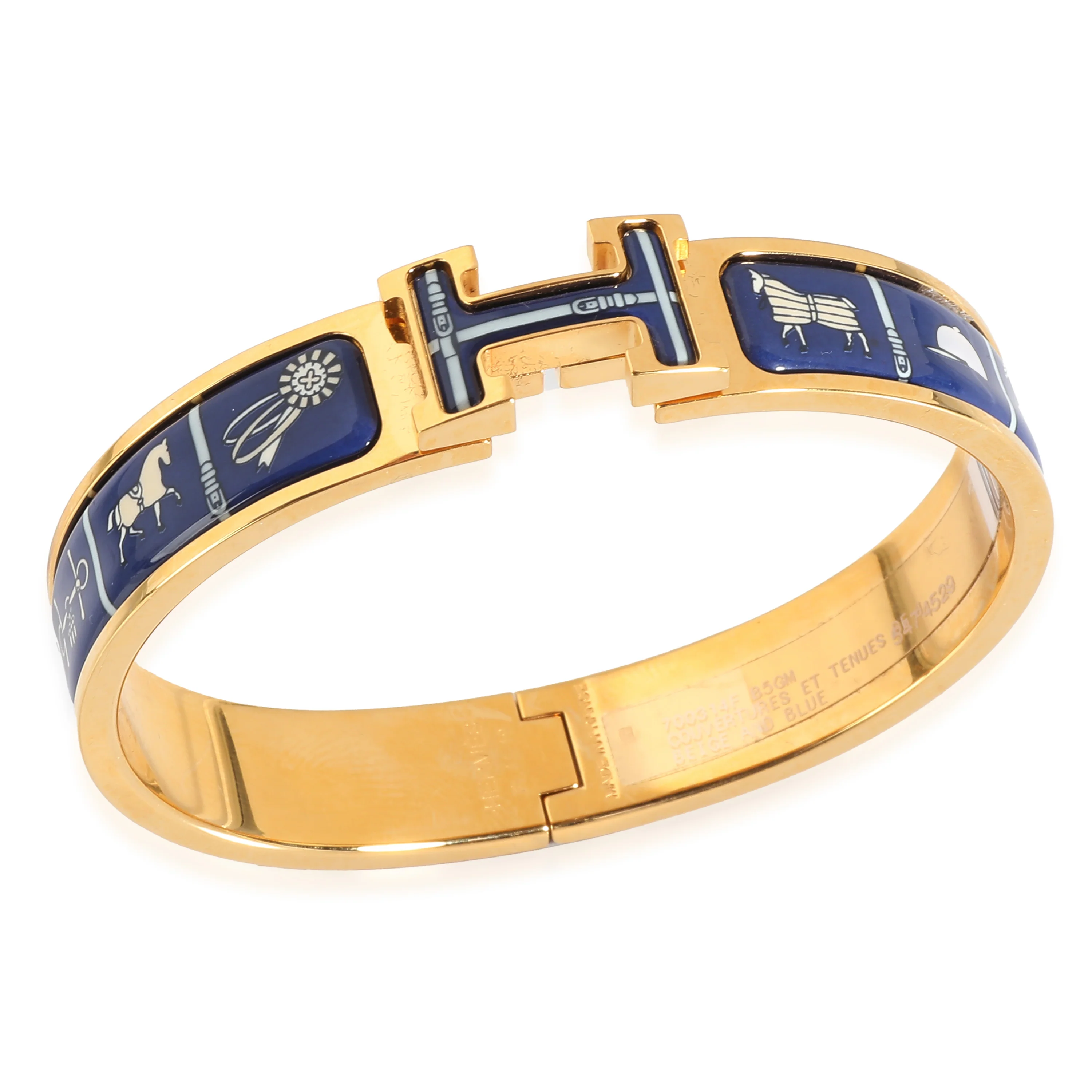 Hermès Clic H Bracelet in  Gold Plated - Image 6