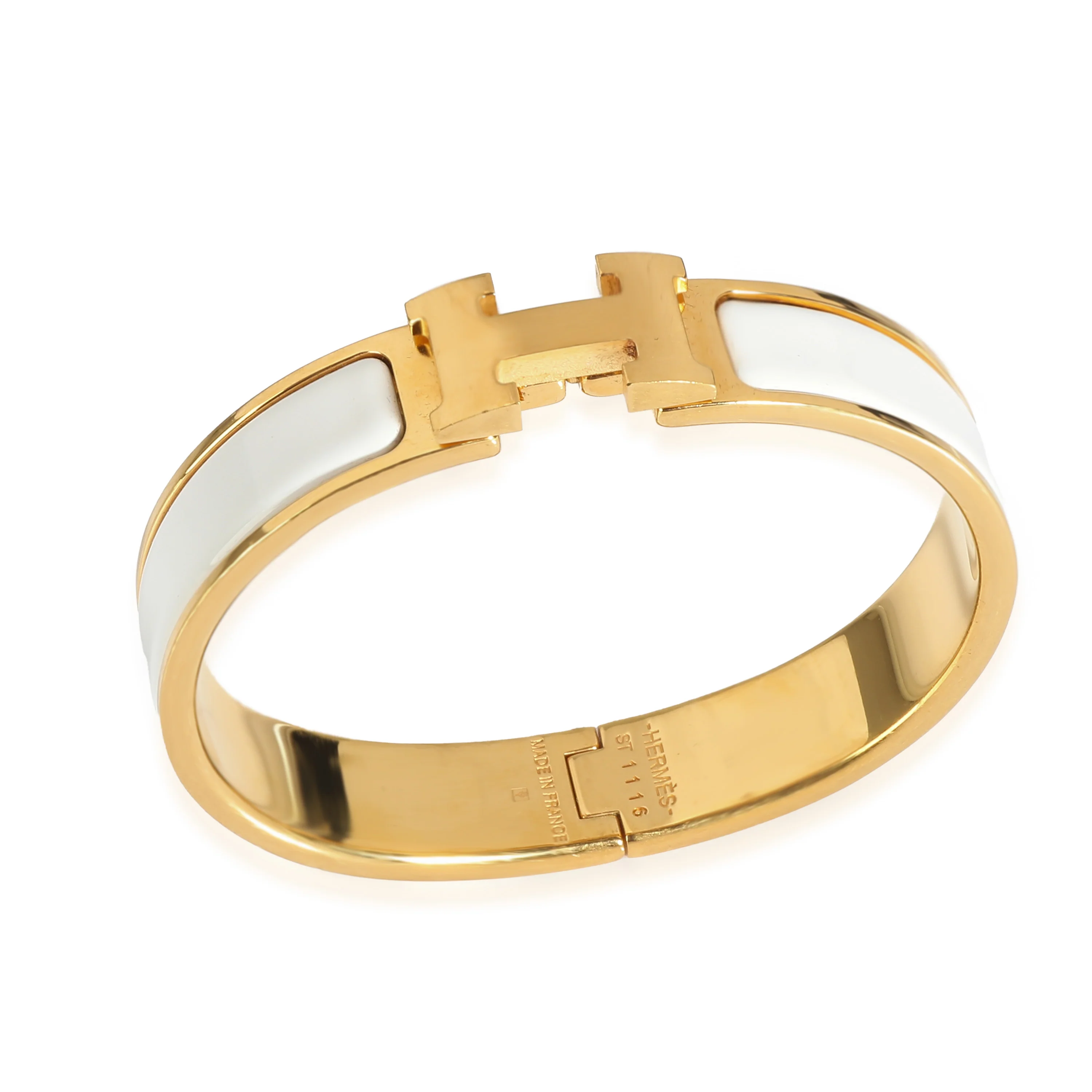 Hermès Clic H Bracelet in Gold Plated - Image 4