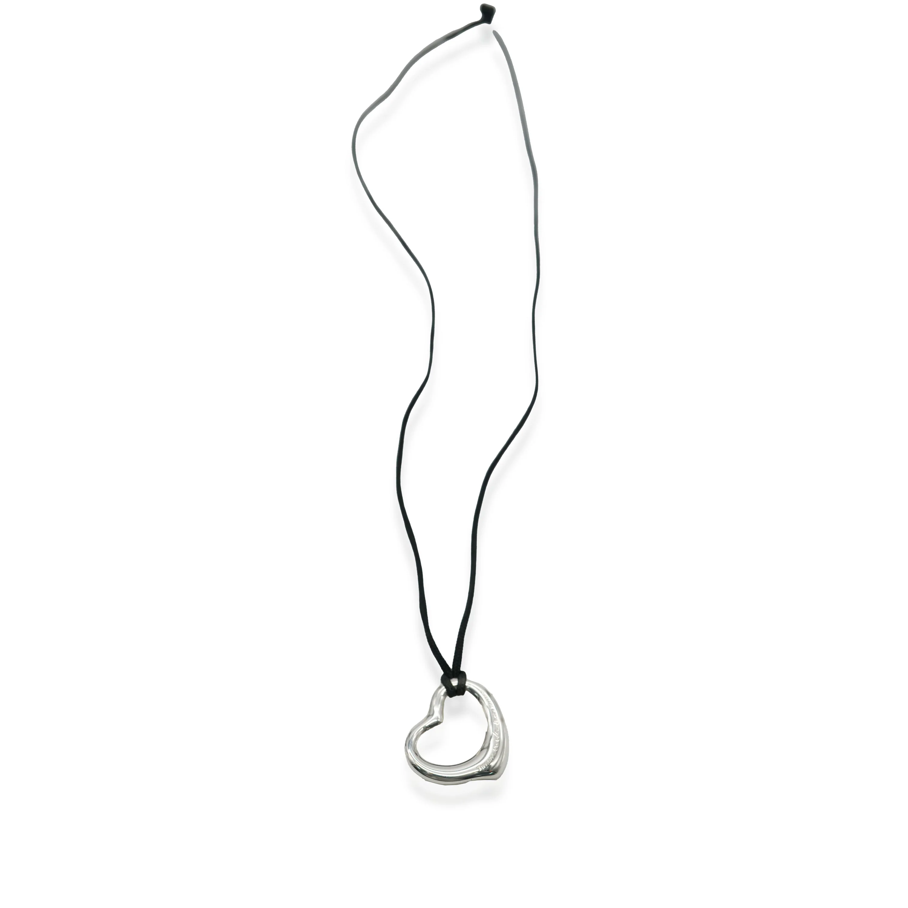 Elsa Peretti Open Heart Pendant With Diamond - Image 2