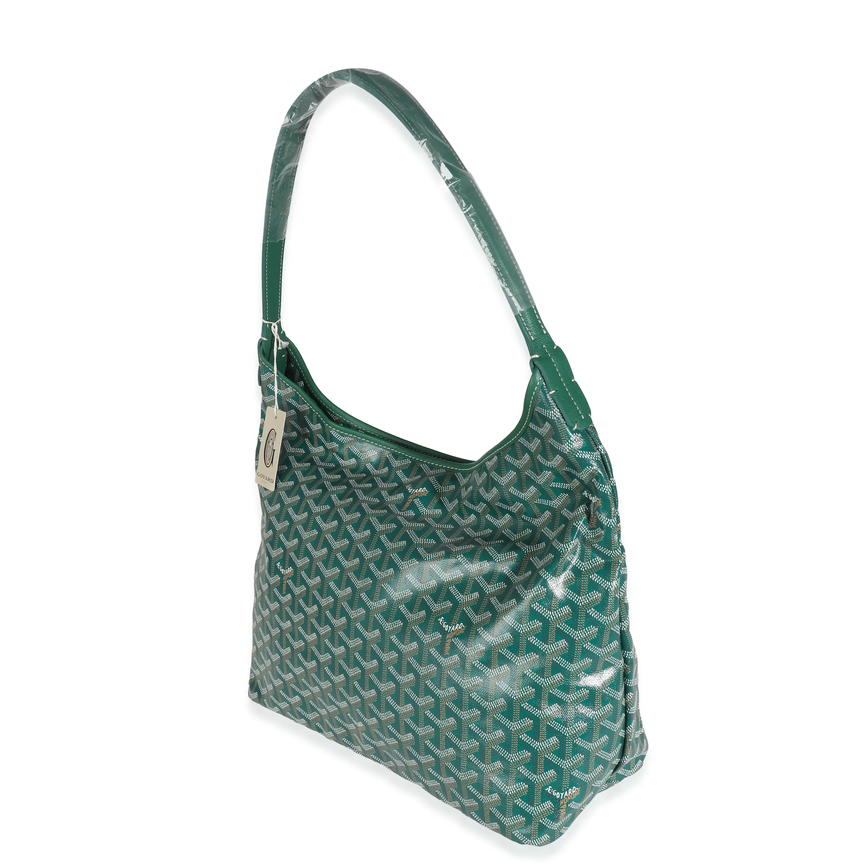 Green Goyardine Canvas Boheme Hobo - Image 2