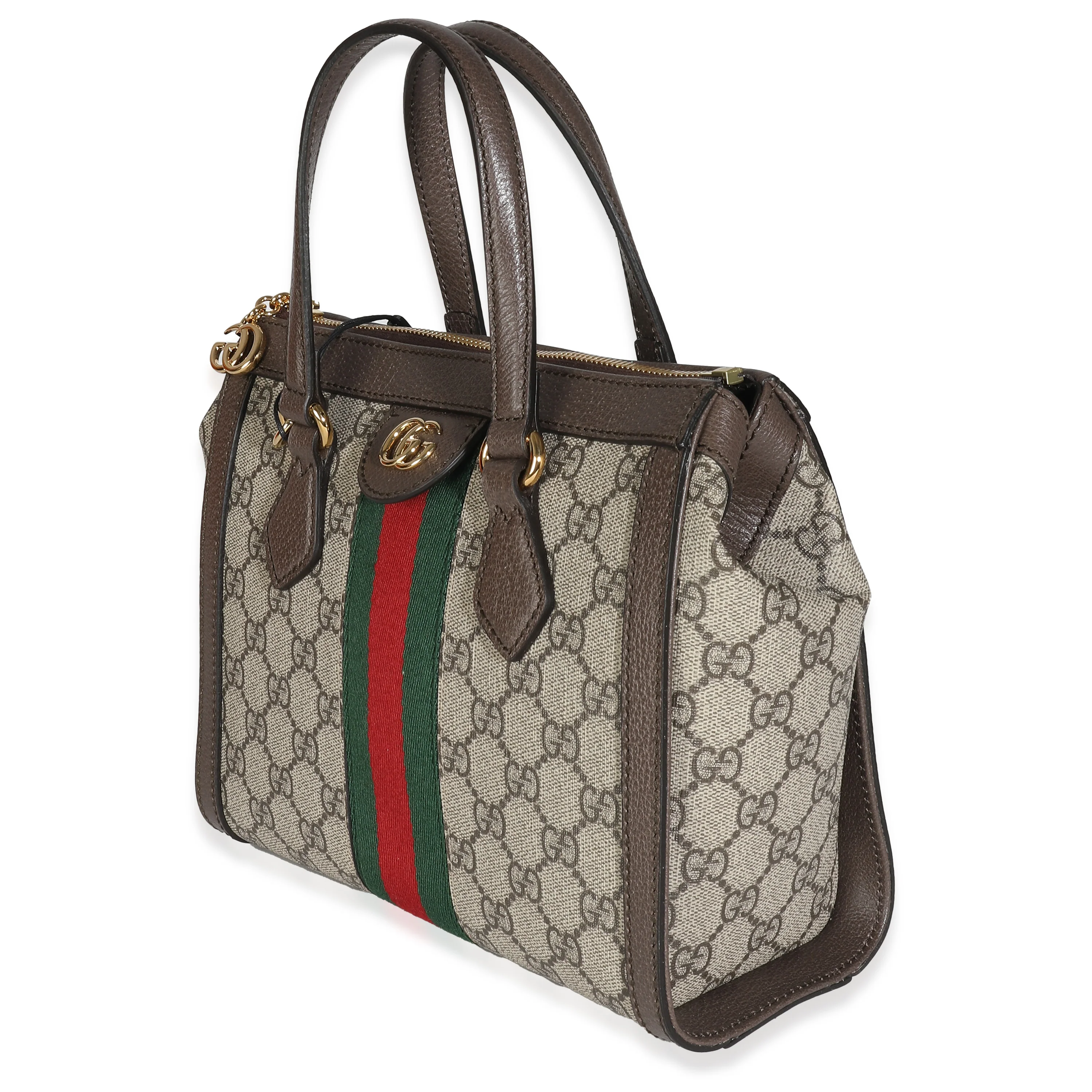 Beige GG Supreme Canvas Small Ophidia Tote - Image 2