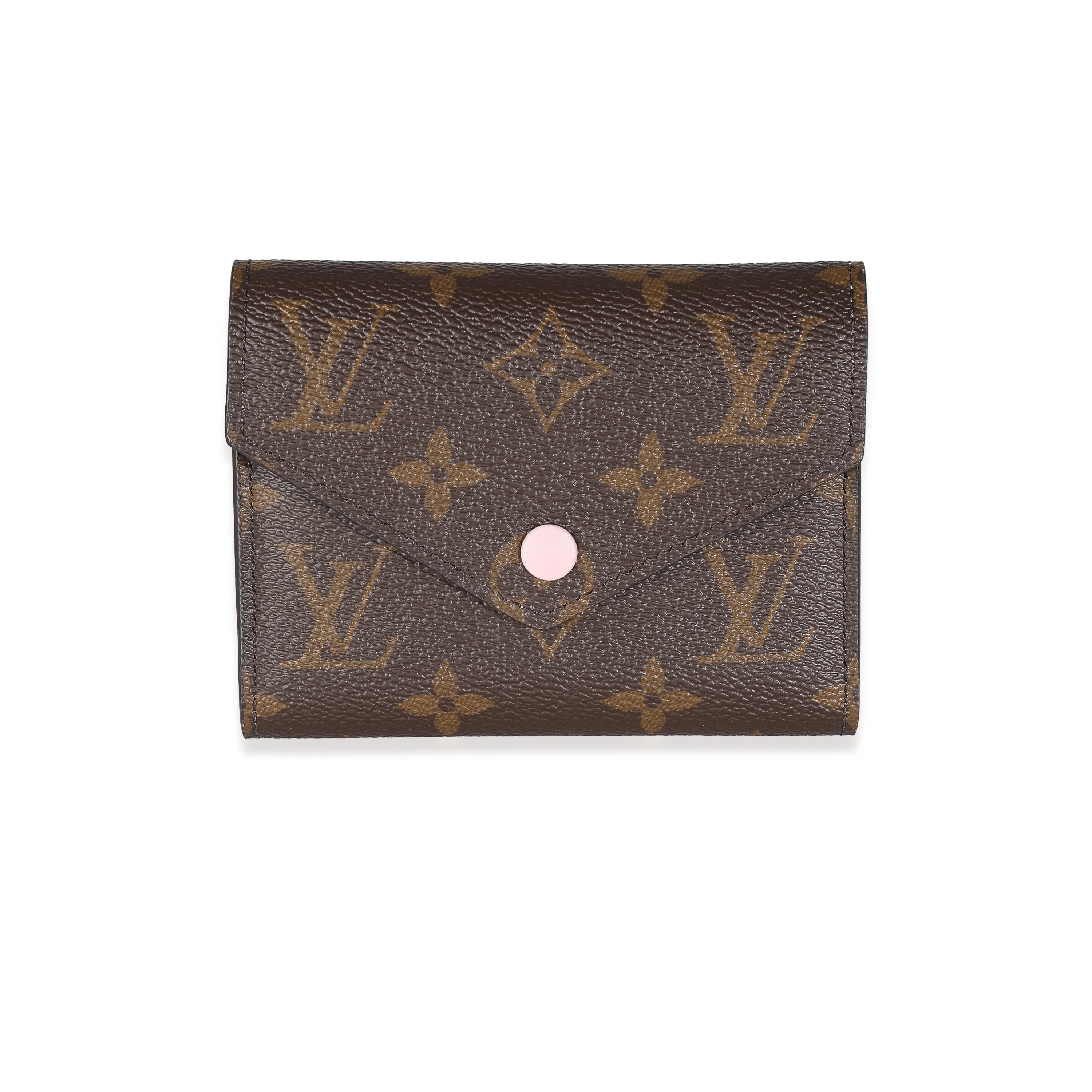 Louis Vuitton Rose Ballerine Monogram Canvas Victorine Wallet