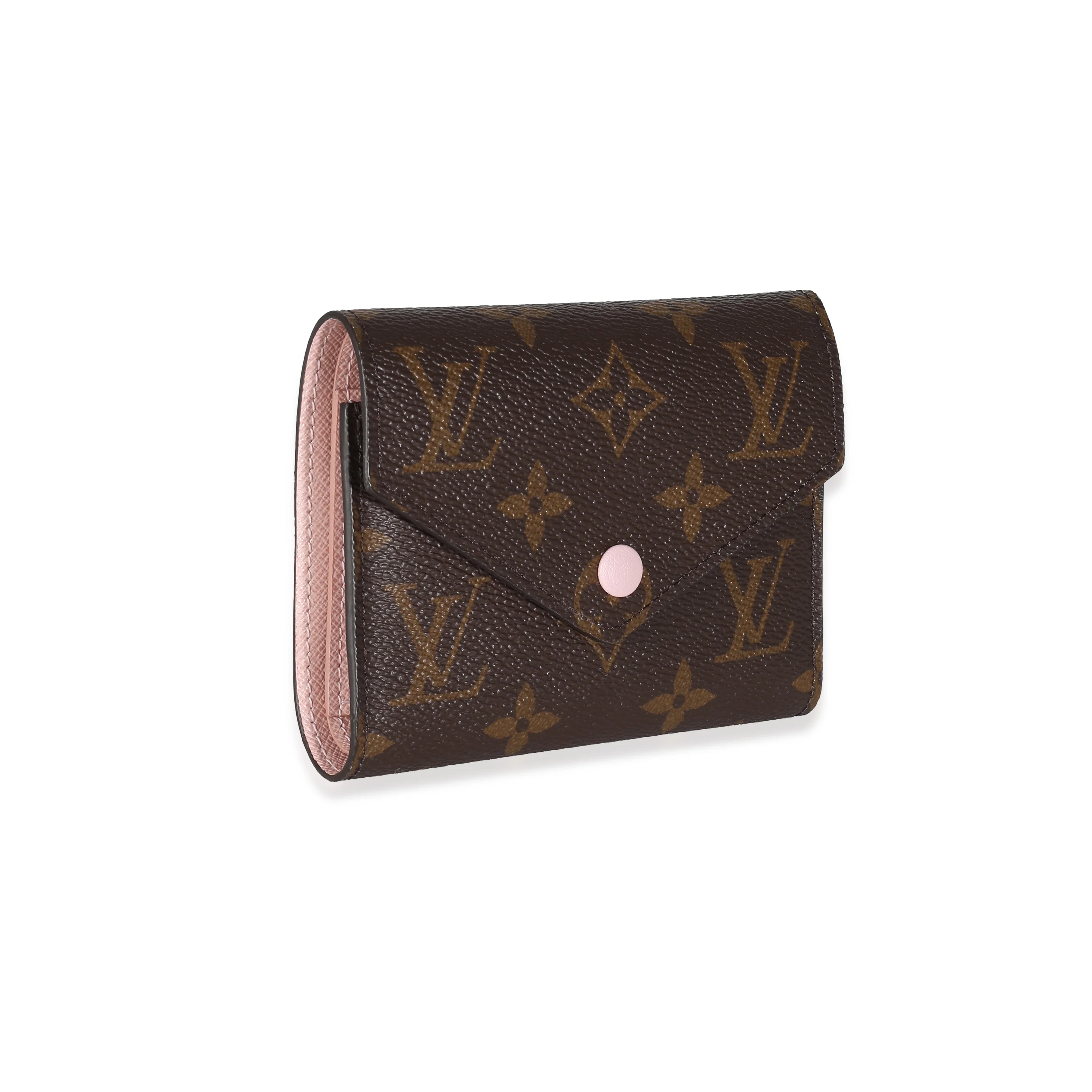 Louis Vuitton Rose Ballerine Monogram Canvas Victorine Wallet - Image 3