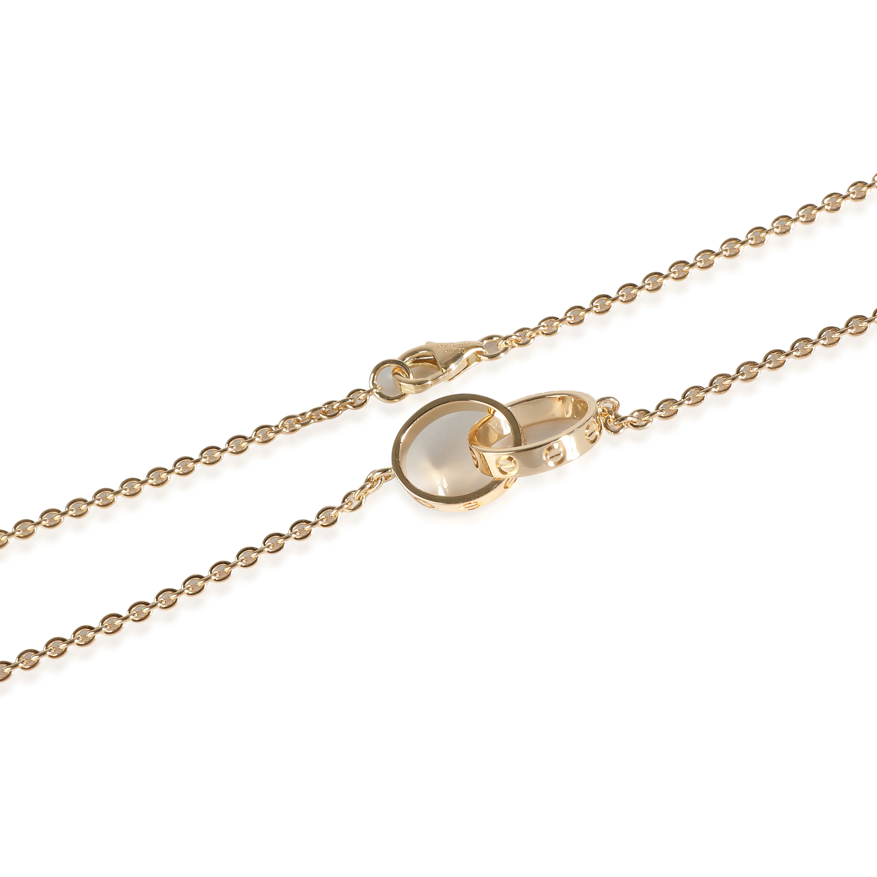 Love Fashion Necklace in 18k Yellow Gold - Image 3