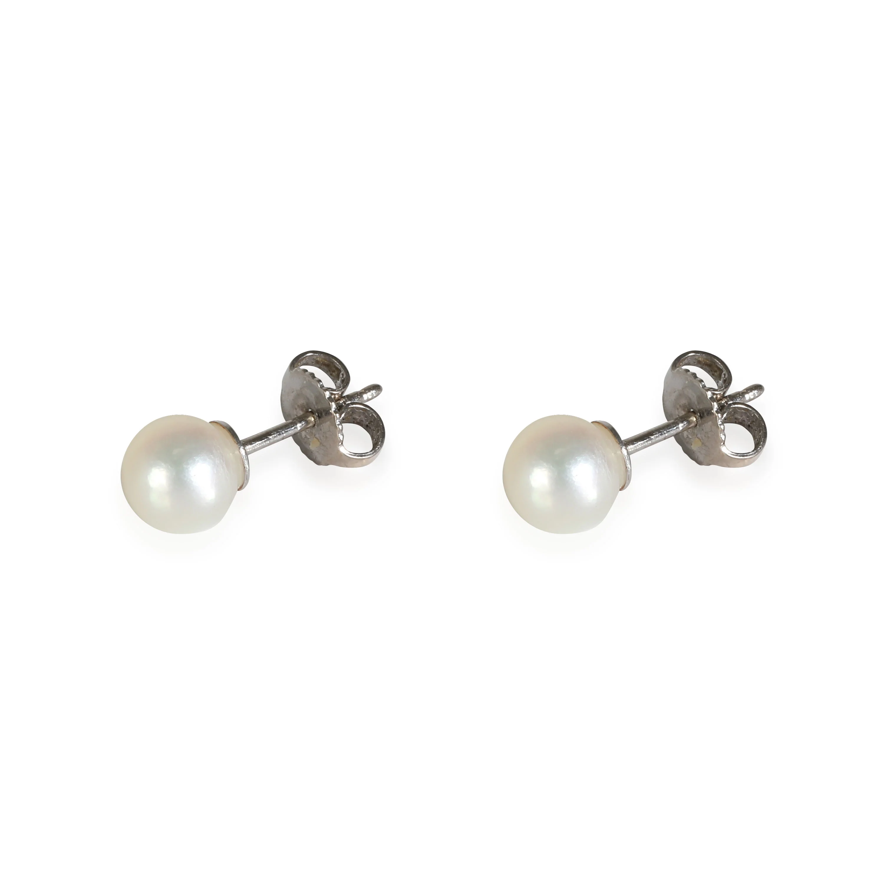 Tiffany Signature® Pearls Earrings in 18k White Gold - Image 2