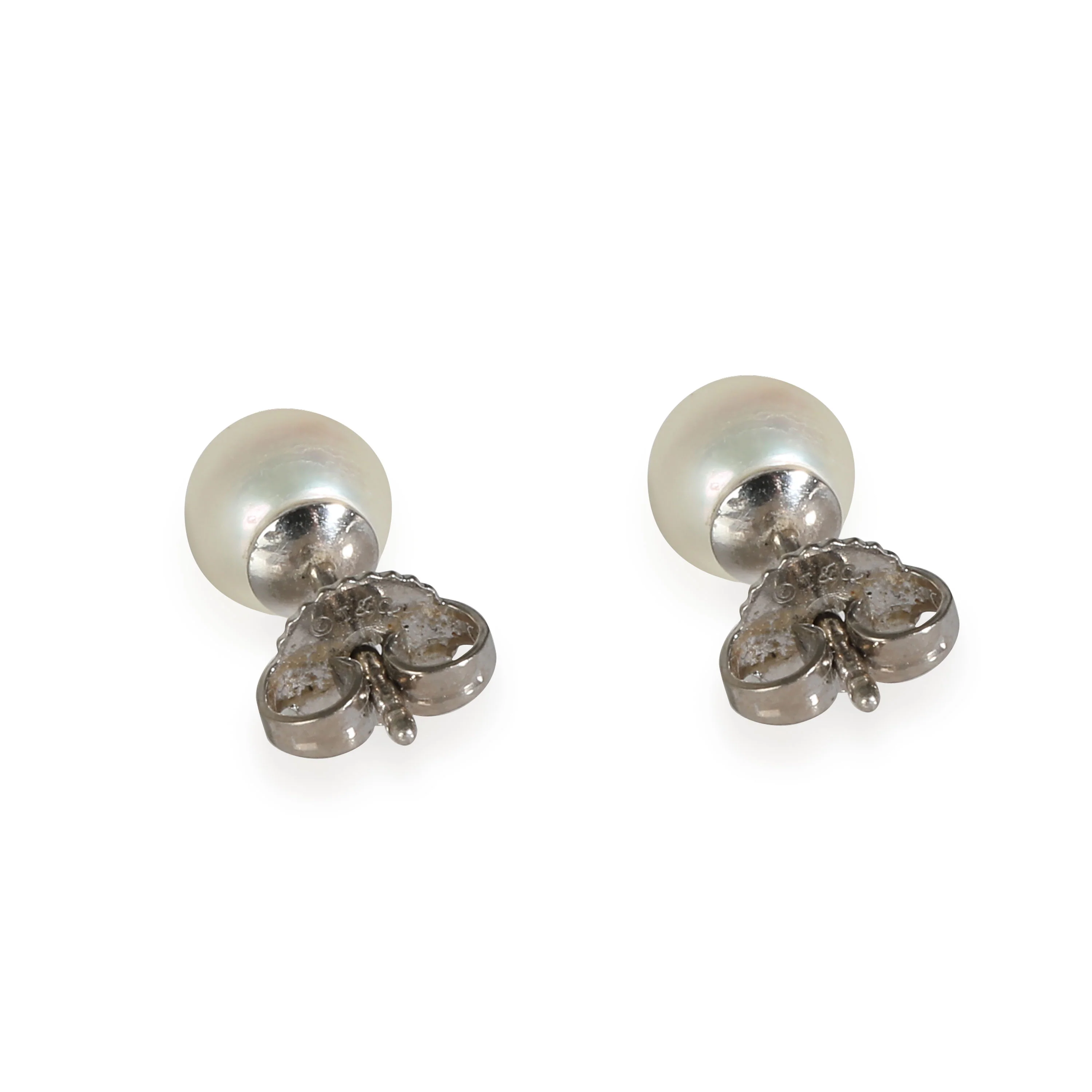 Tiffany Signature® Pearls Earrings in 18k White Gold - Image 3