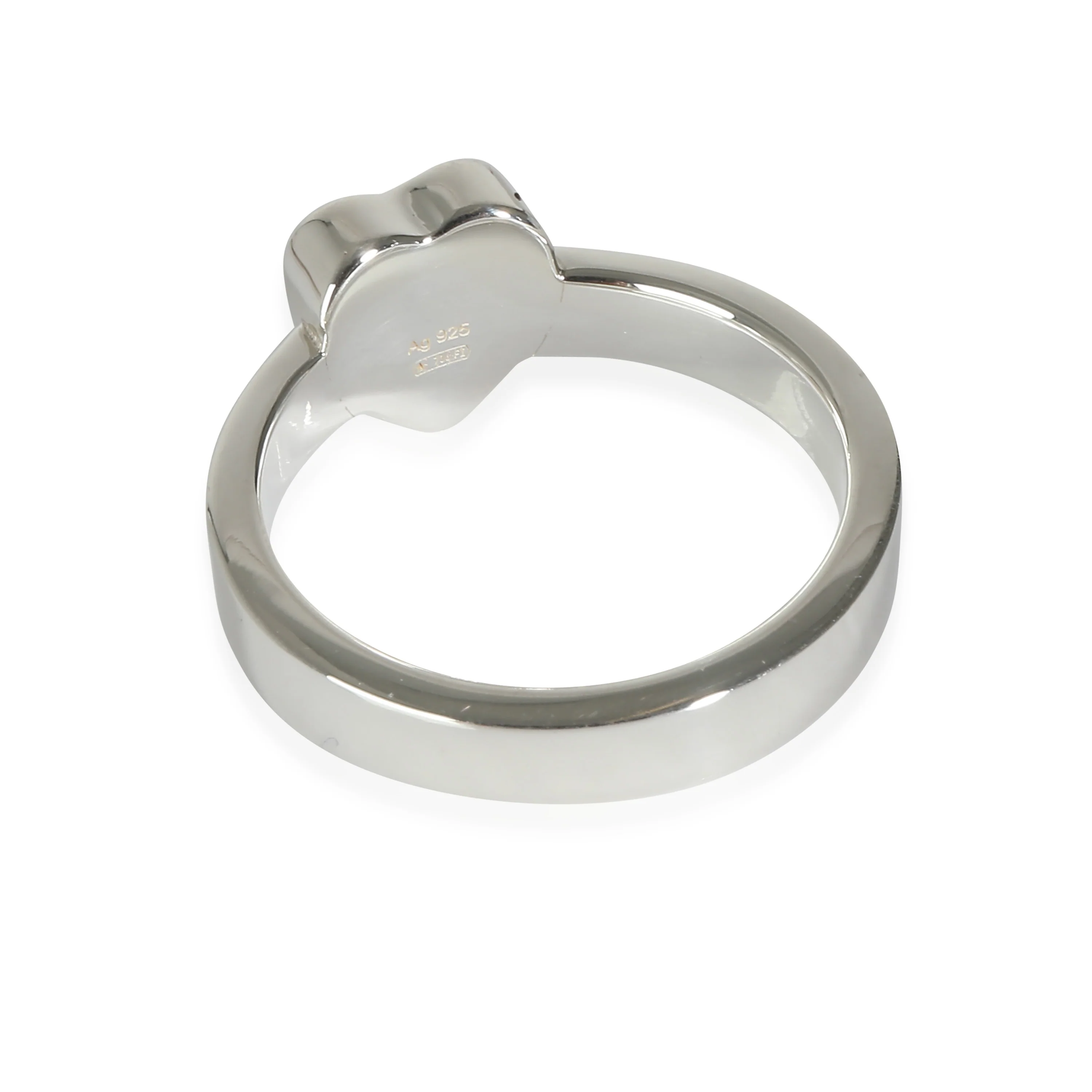 Gucci Trademark Heart Fashion Ring in Sterling Silver - Image 3