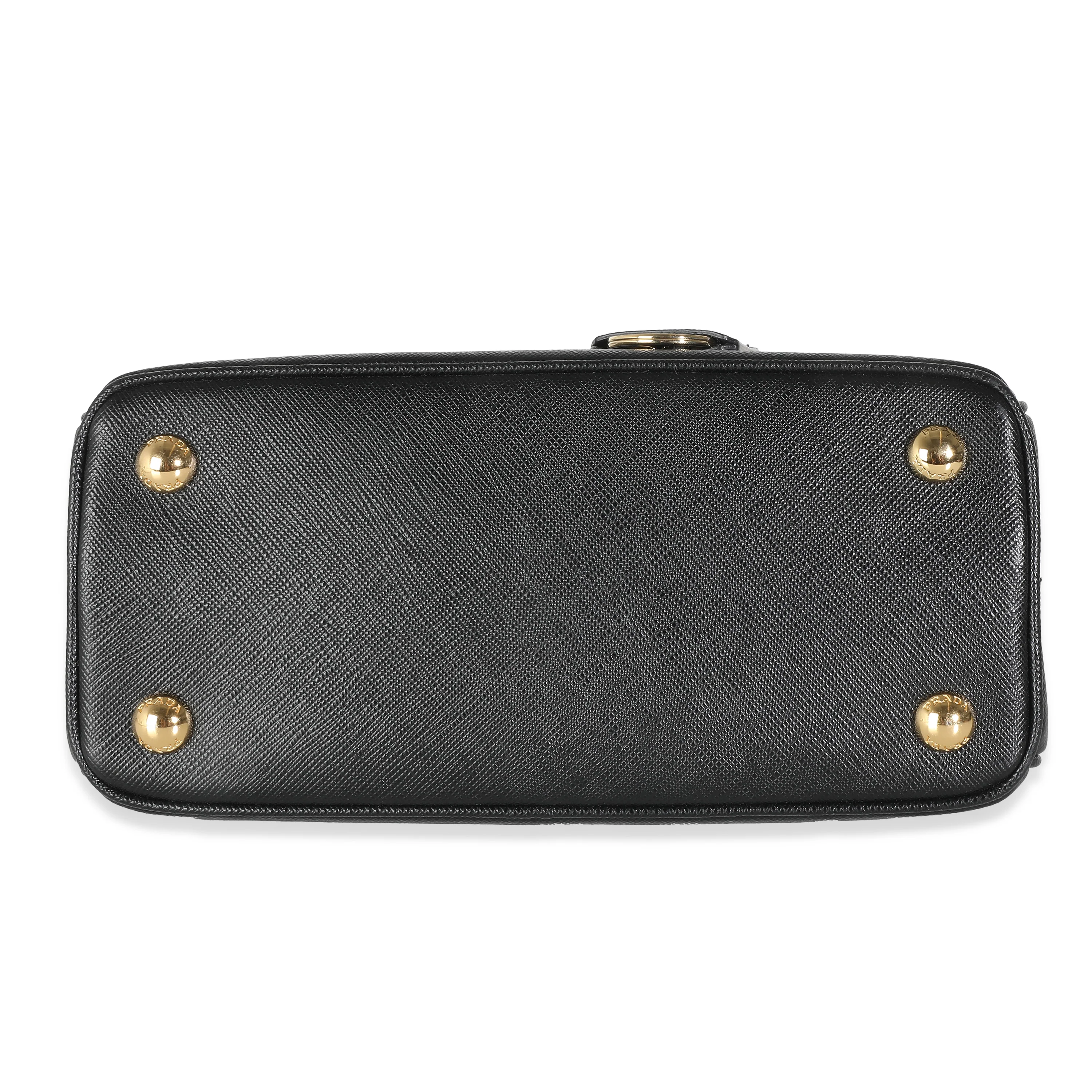 Black Saffiano Lux Mini Galleria Tote - Image 5